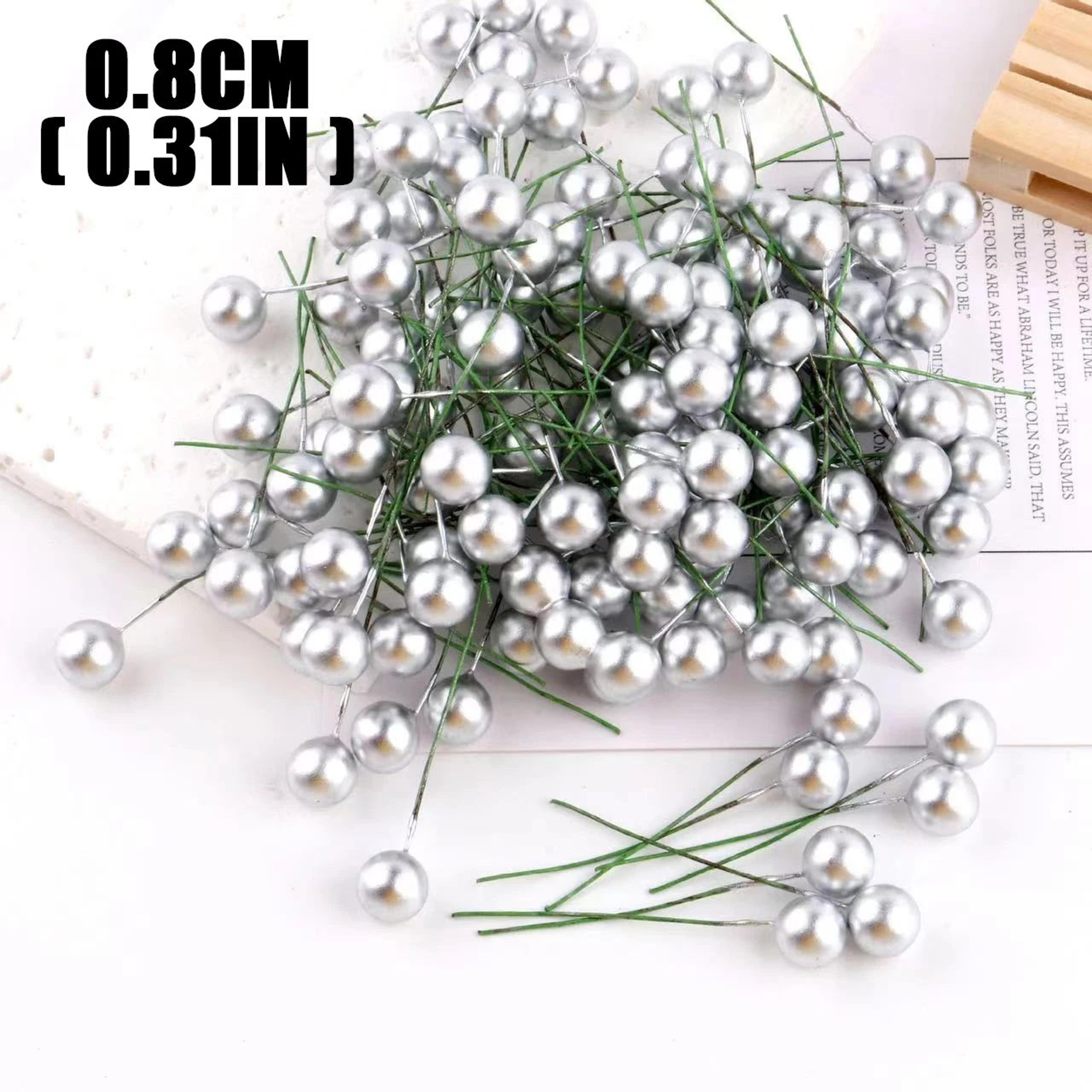 Mini Red Artificial Berry Stems For Christmas Decor 17