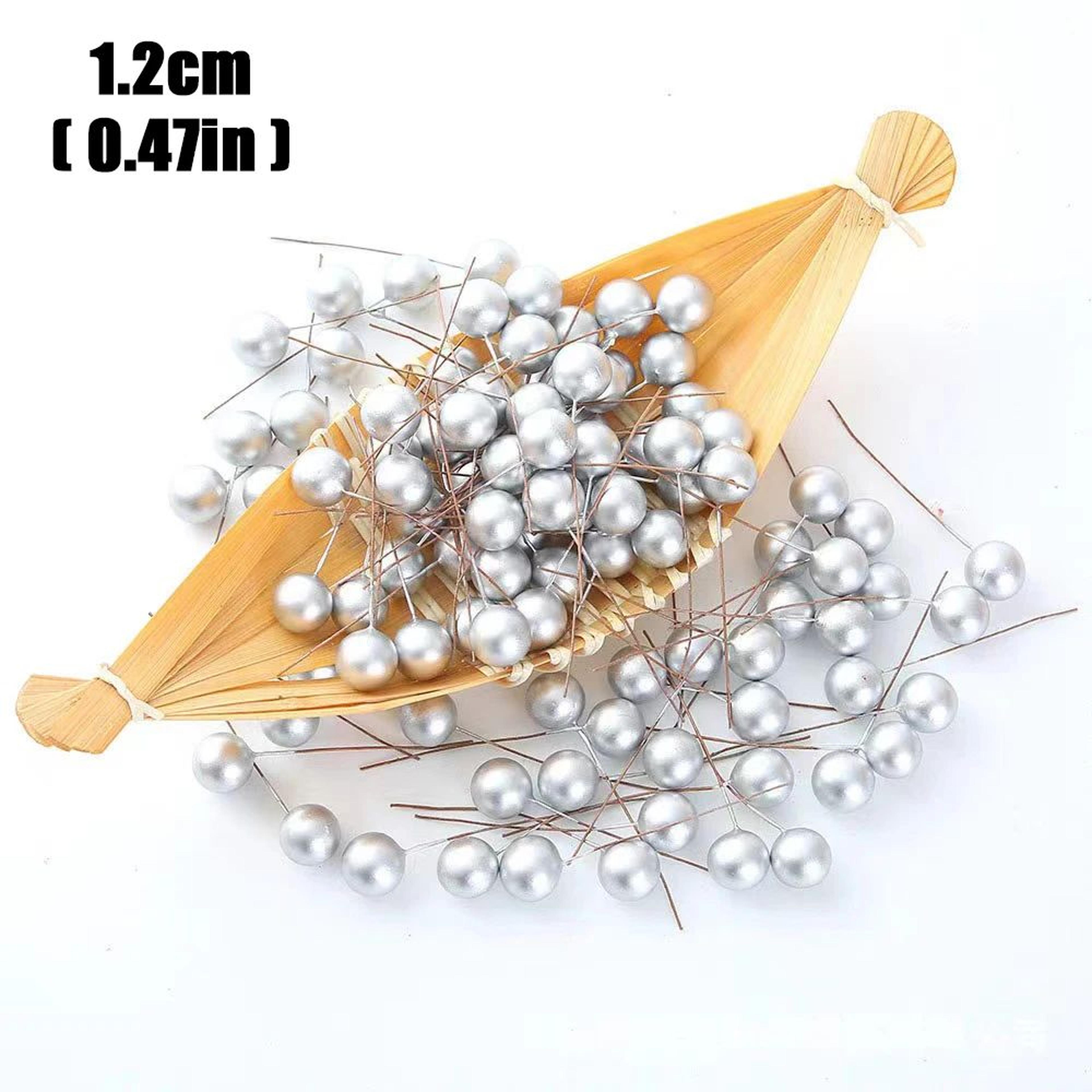 Mini Red Artificial Berry Stems For Christmas Decor 22