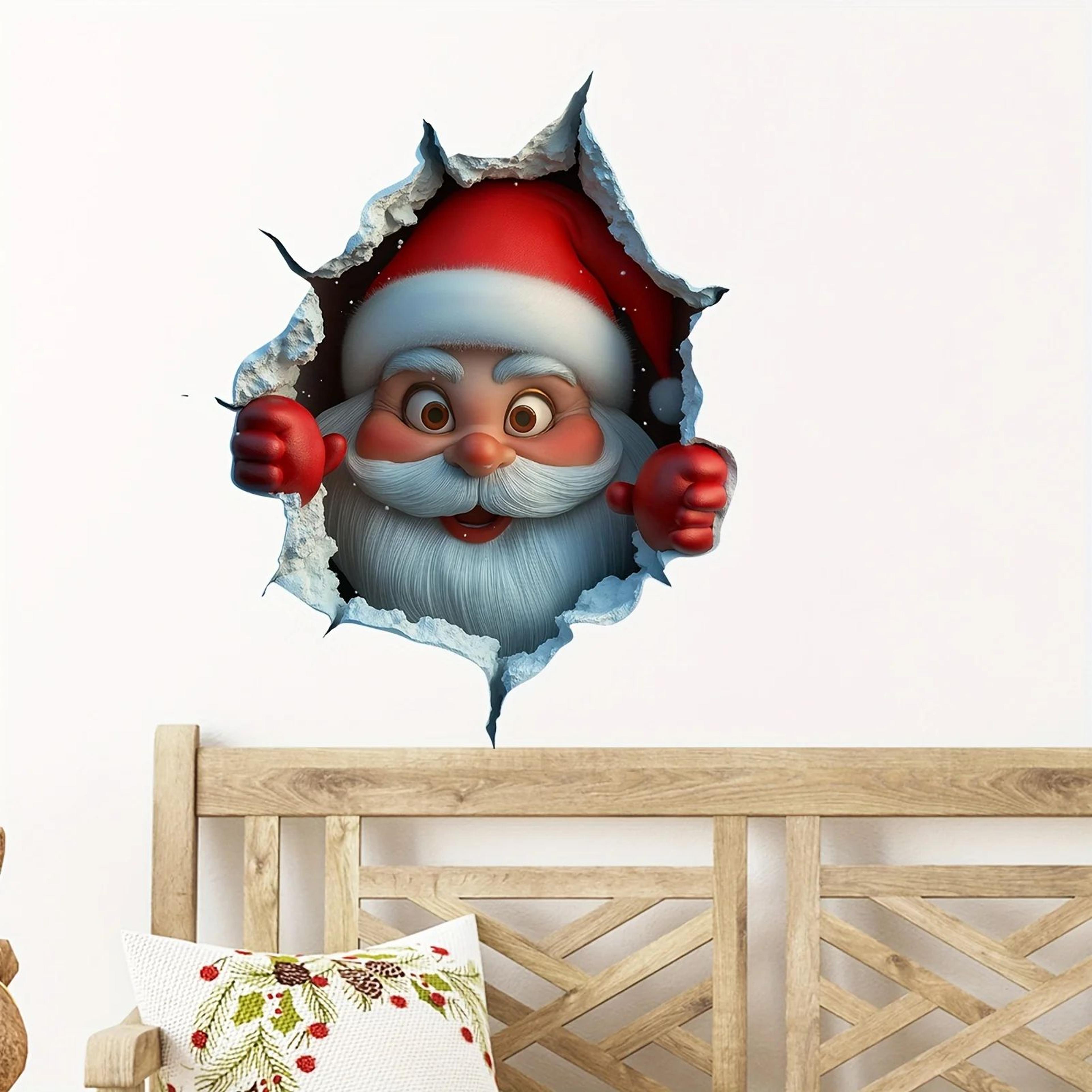 Christmas Santa Waterproof Wall And Window Sticker 2