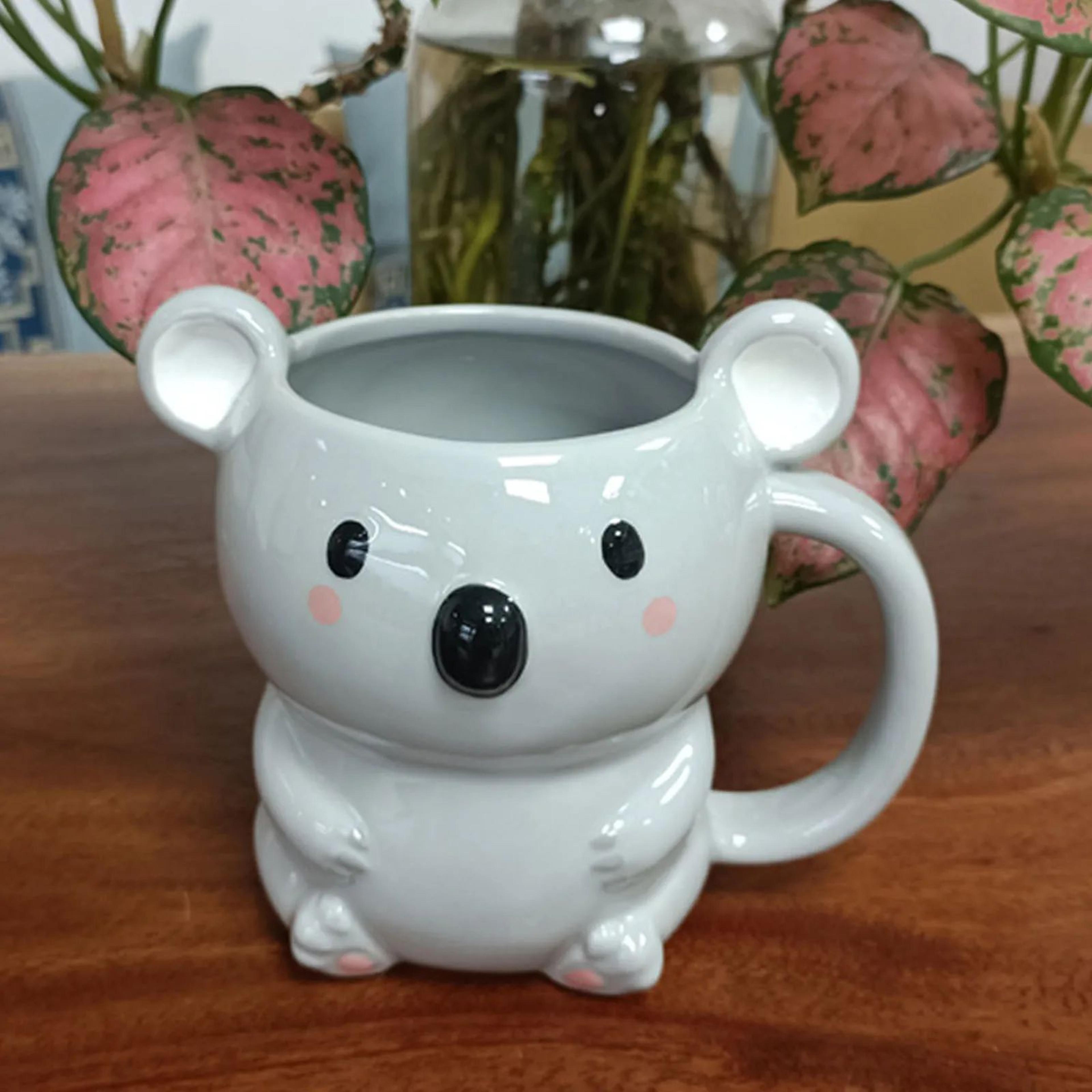 Cute Bear Panda Ceramic Mug With Handle 400 To 500ml 2