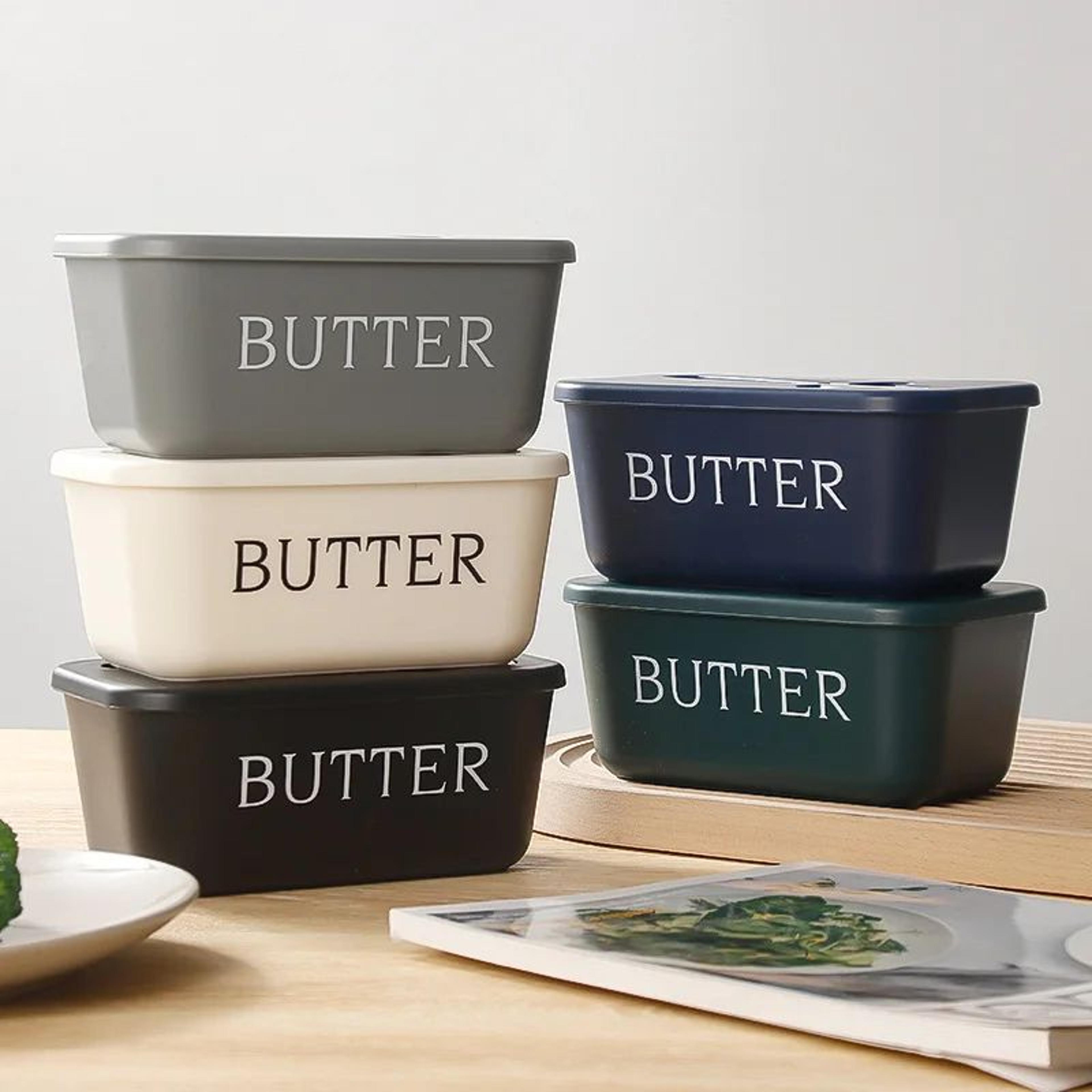 Large Capacity Butter And Cheese Storage Box With Knife 1