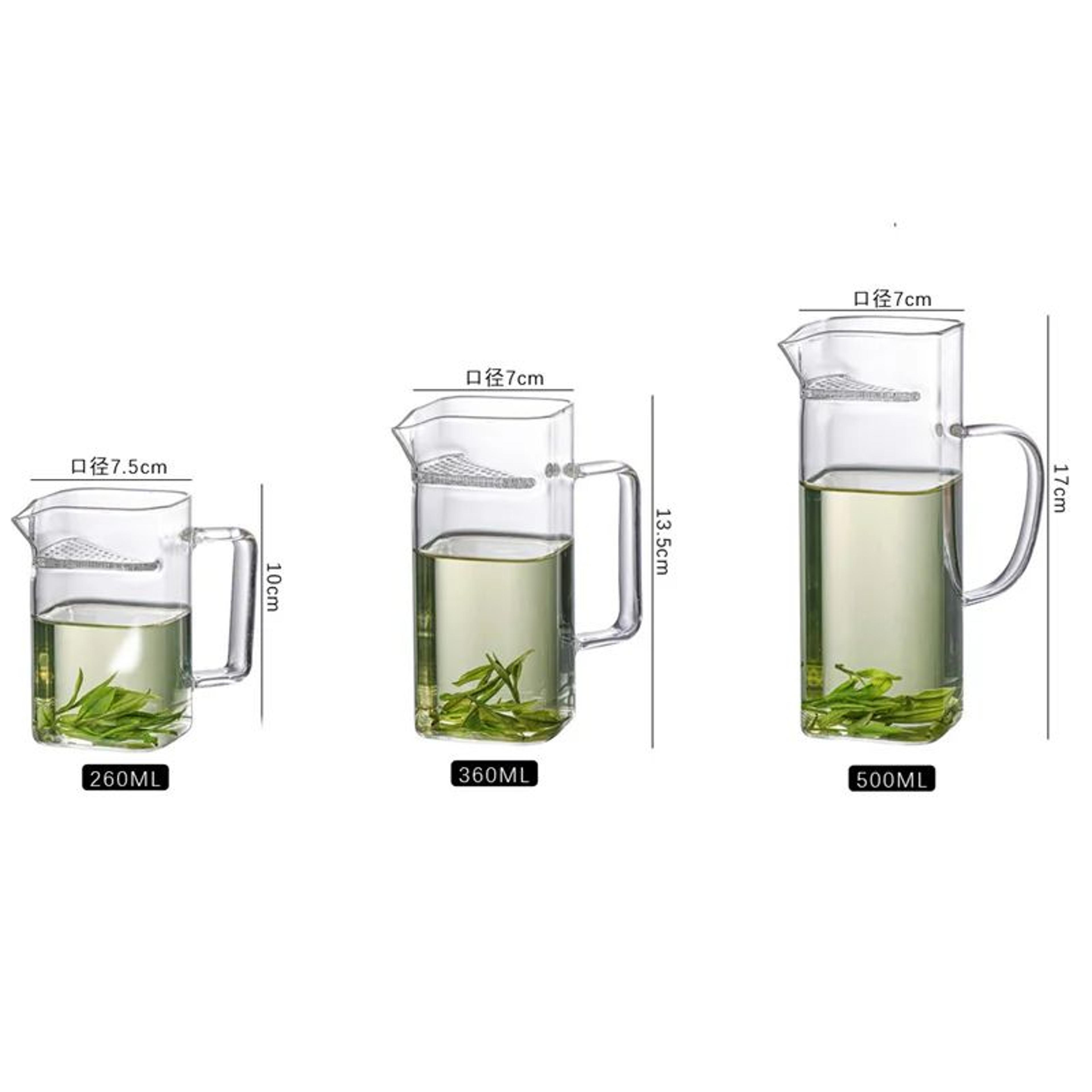 Borosilicate Glass Tea Pitcher With Filter For Kung Fu Tea 1