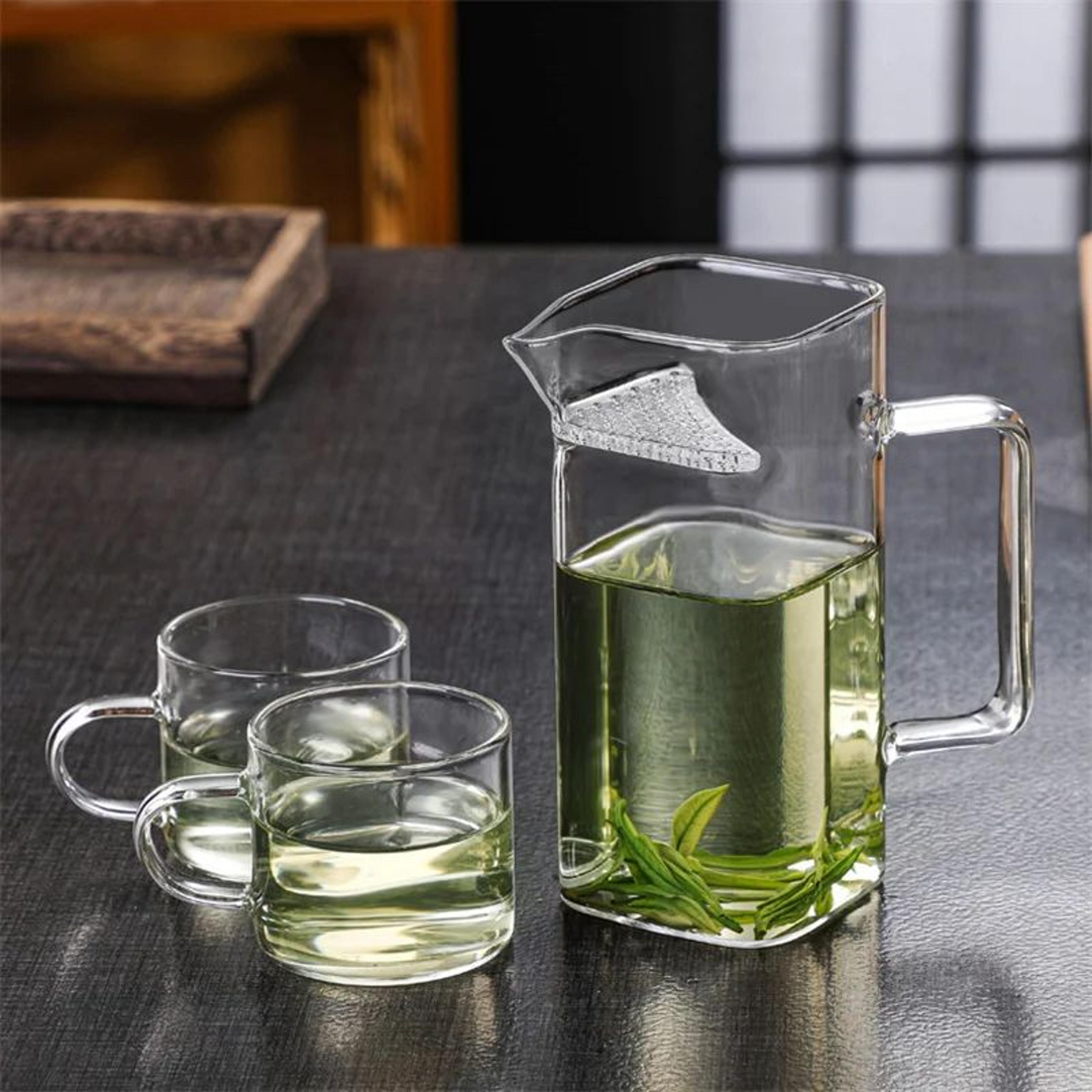 Borosilicate Glass Tea Pitcher With Filter For Kung Fu Tea 4