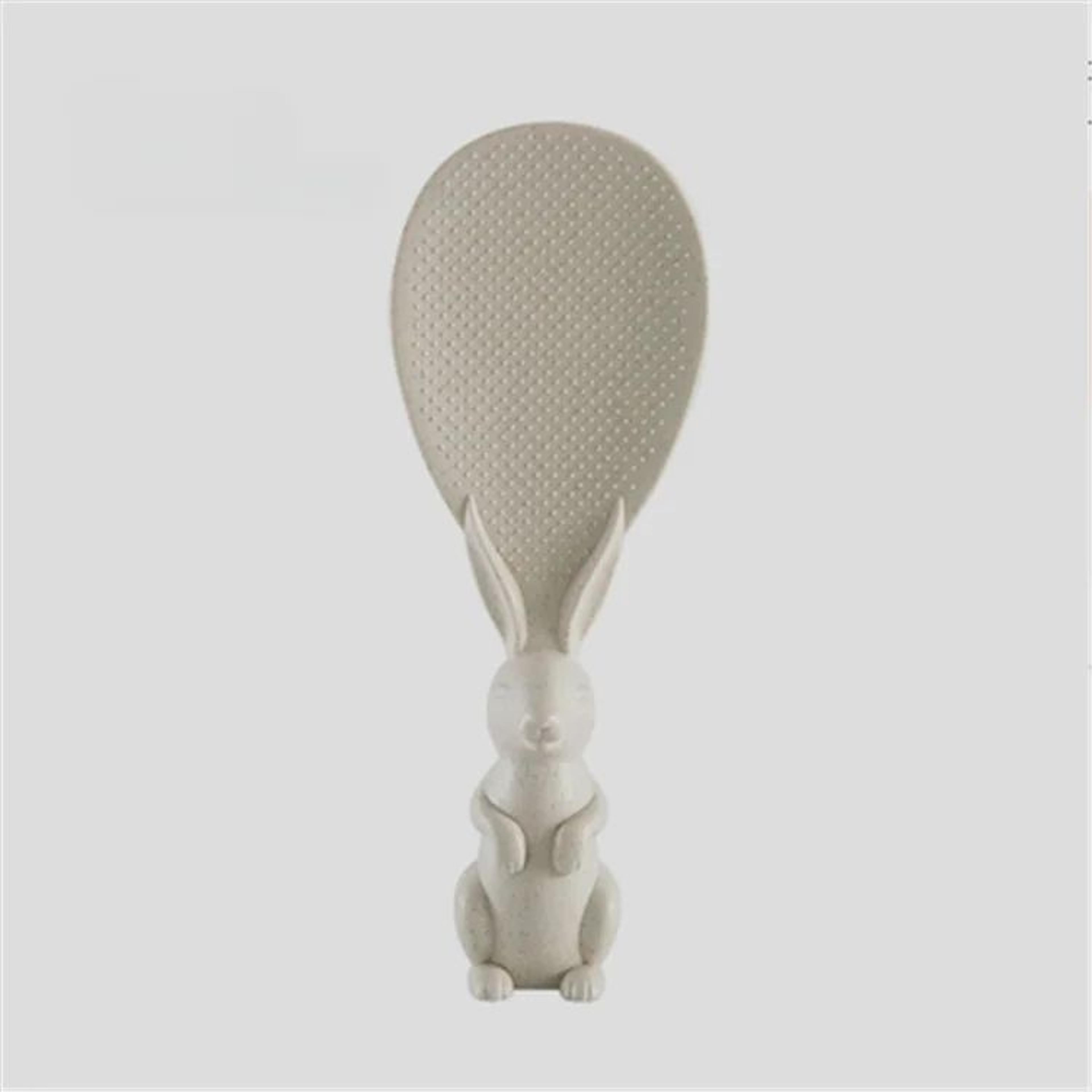 Cute Rabbit Standing Non Stick Rice Spoon For Kitchen 6