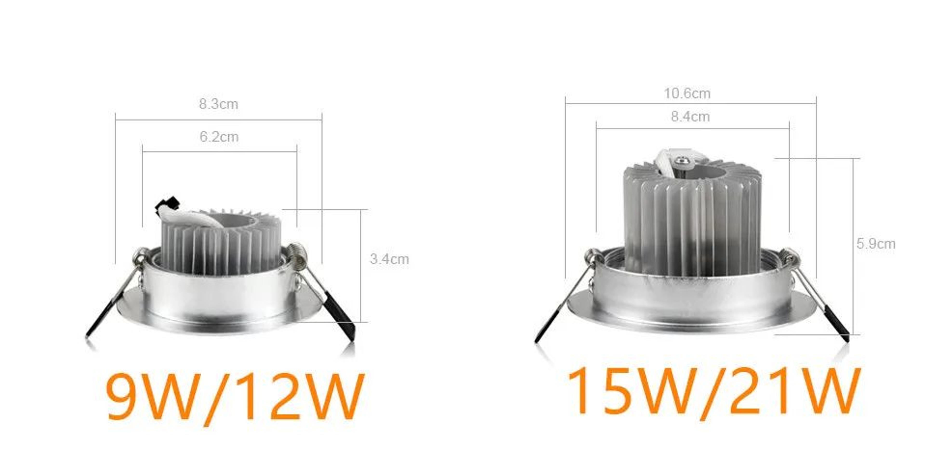 Recessed LED Ceiling Downlight Dimmable Indoor Spot Light 6