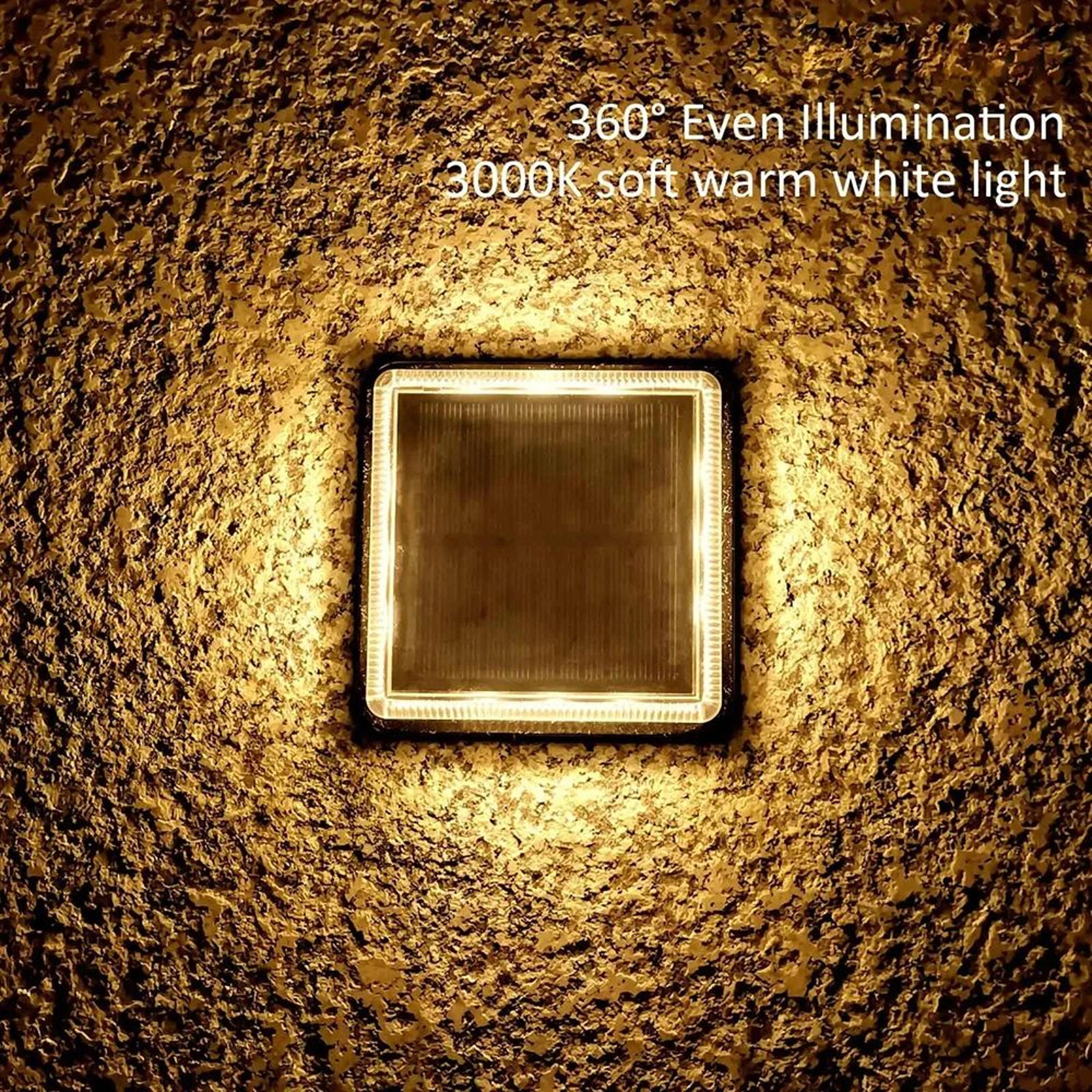 12 LED Solar Deck Step Light Waterproof Outdoor Stair Lamp 6