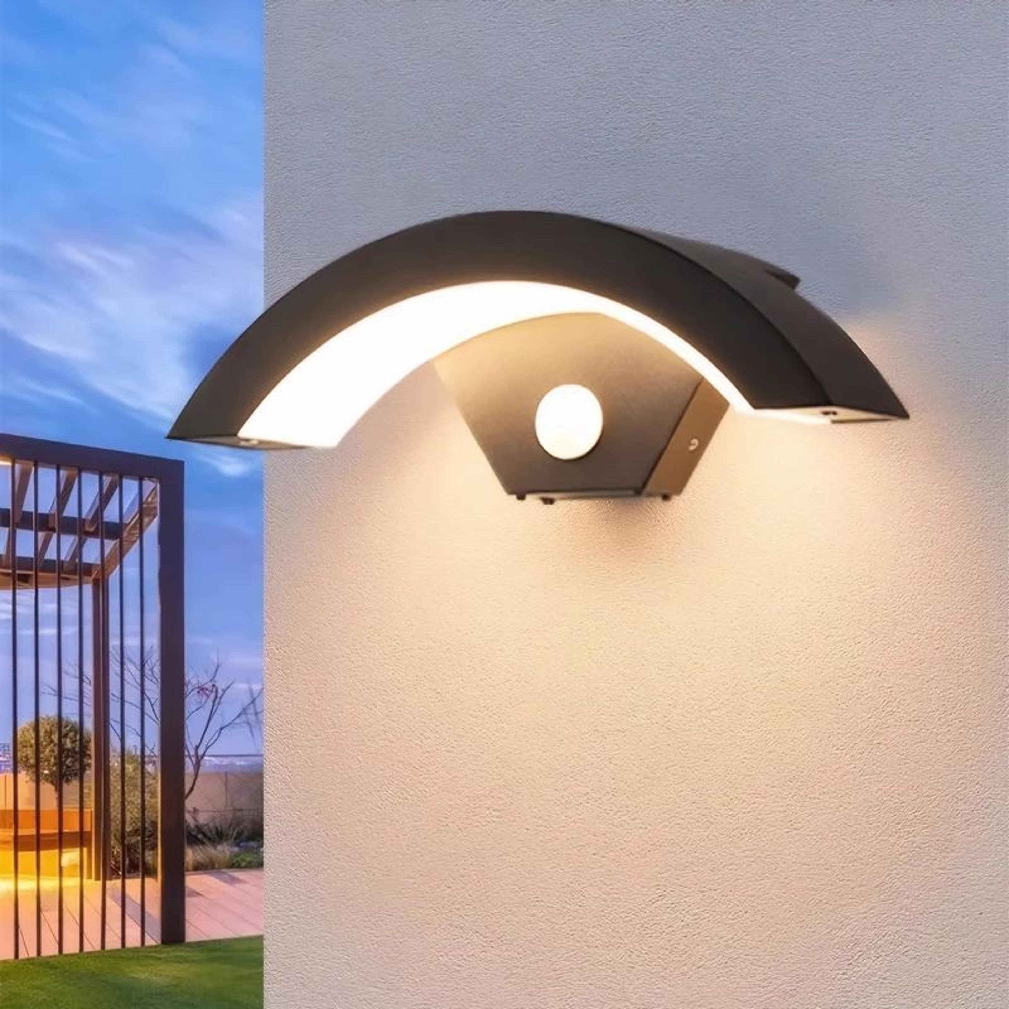 Aluminum LED Motion Sensor Wall Light Waterproof Outdoor Lamp 0