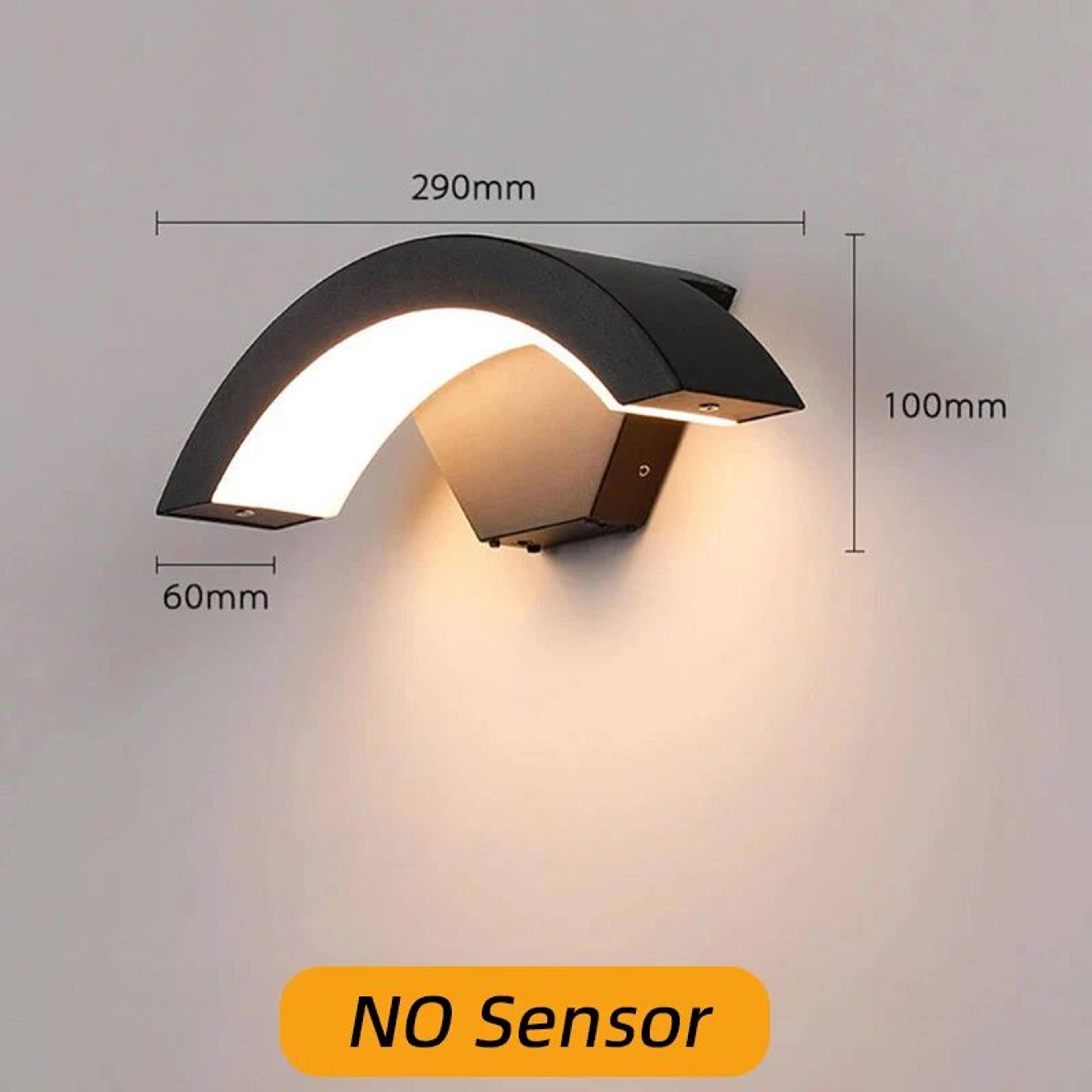 Aluminum LED Motion Sensor Wall Light Waterproof Outdoor Lamp 9