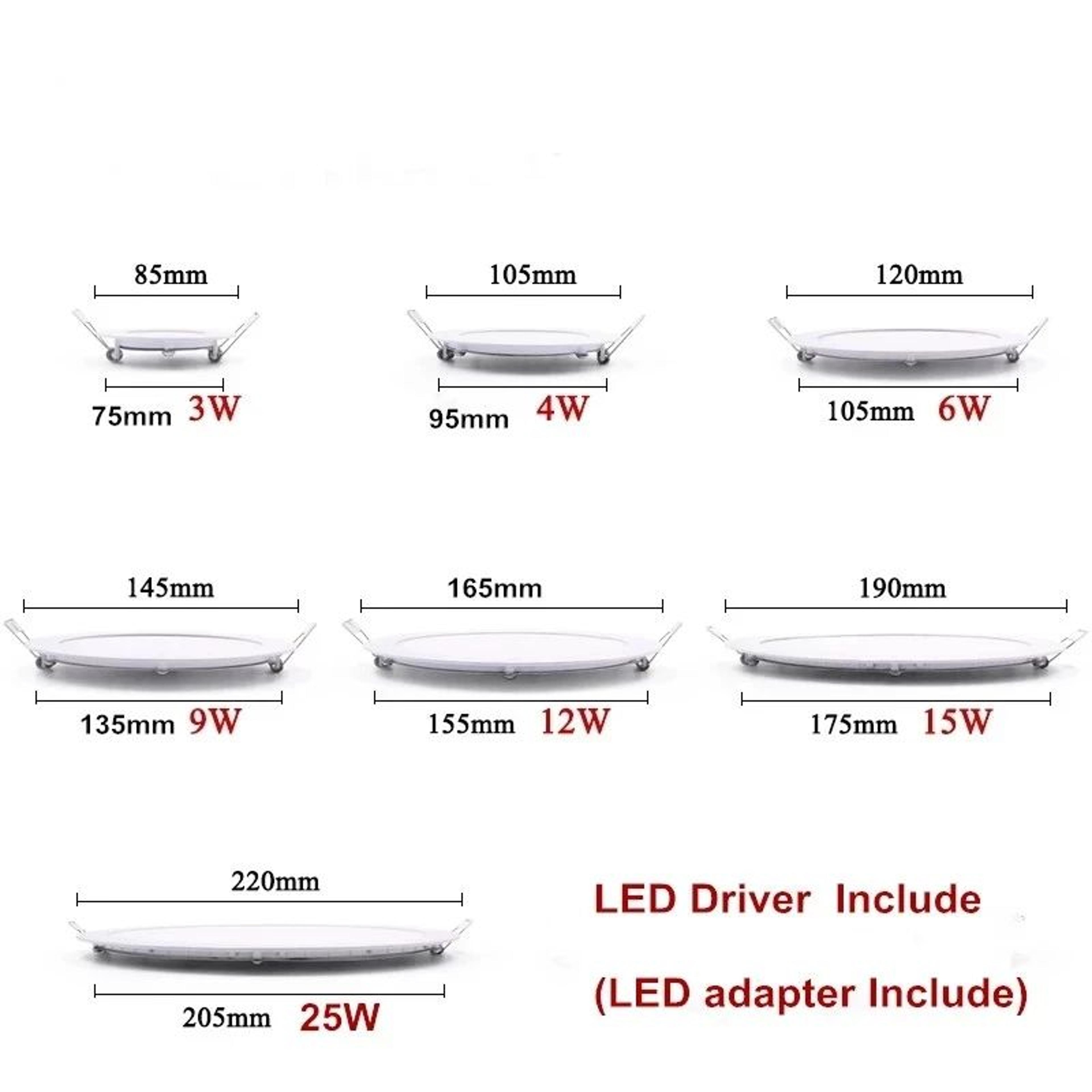 Dimmable Ultra Thin LED Recessed Ceiling Downlight 1