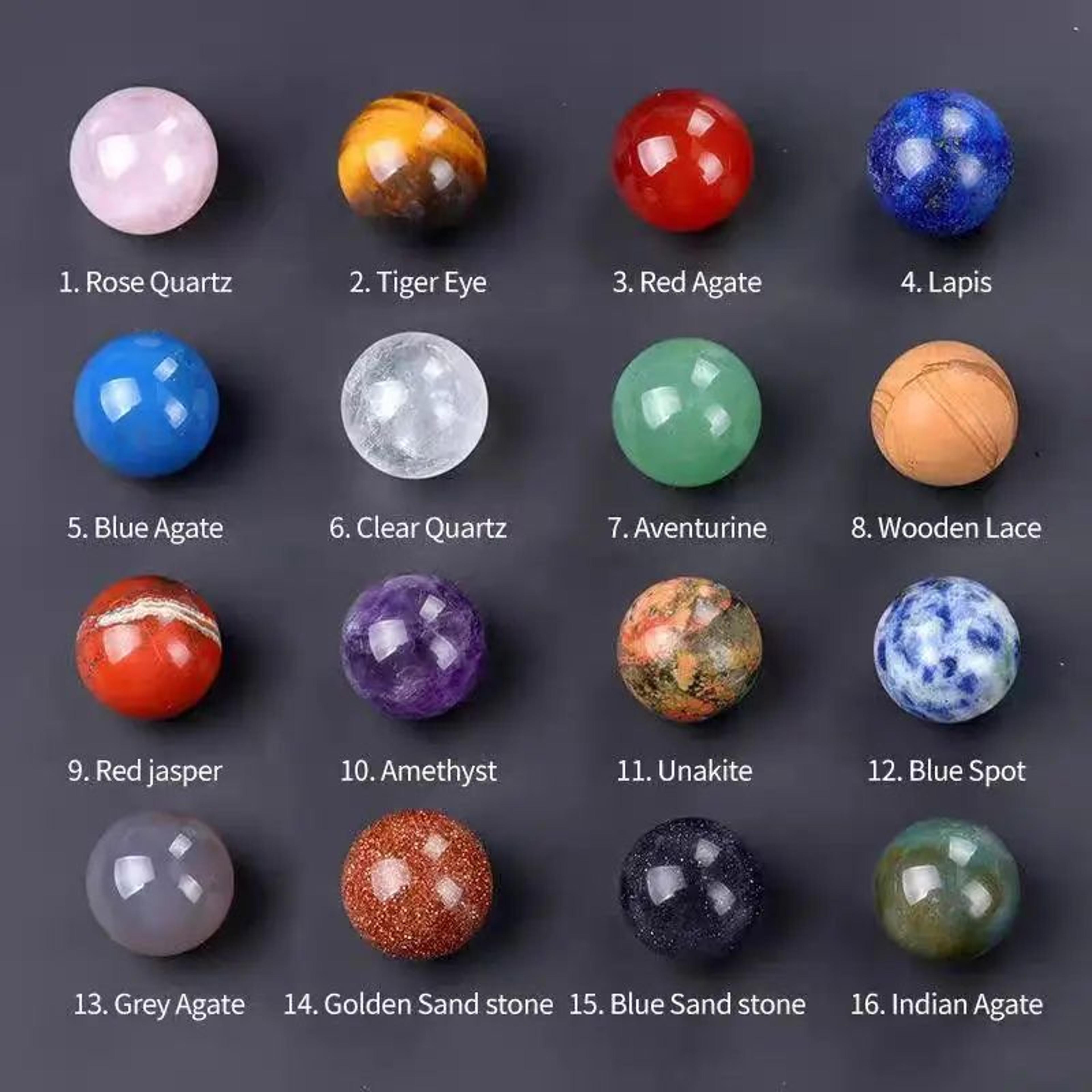 16mm natural stone crystal sphere for home decor and gifts
