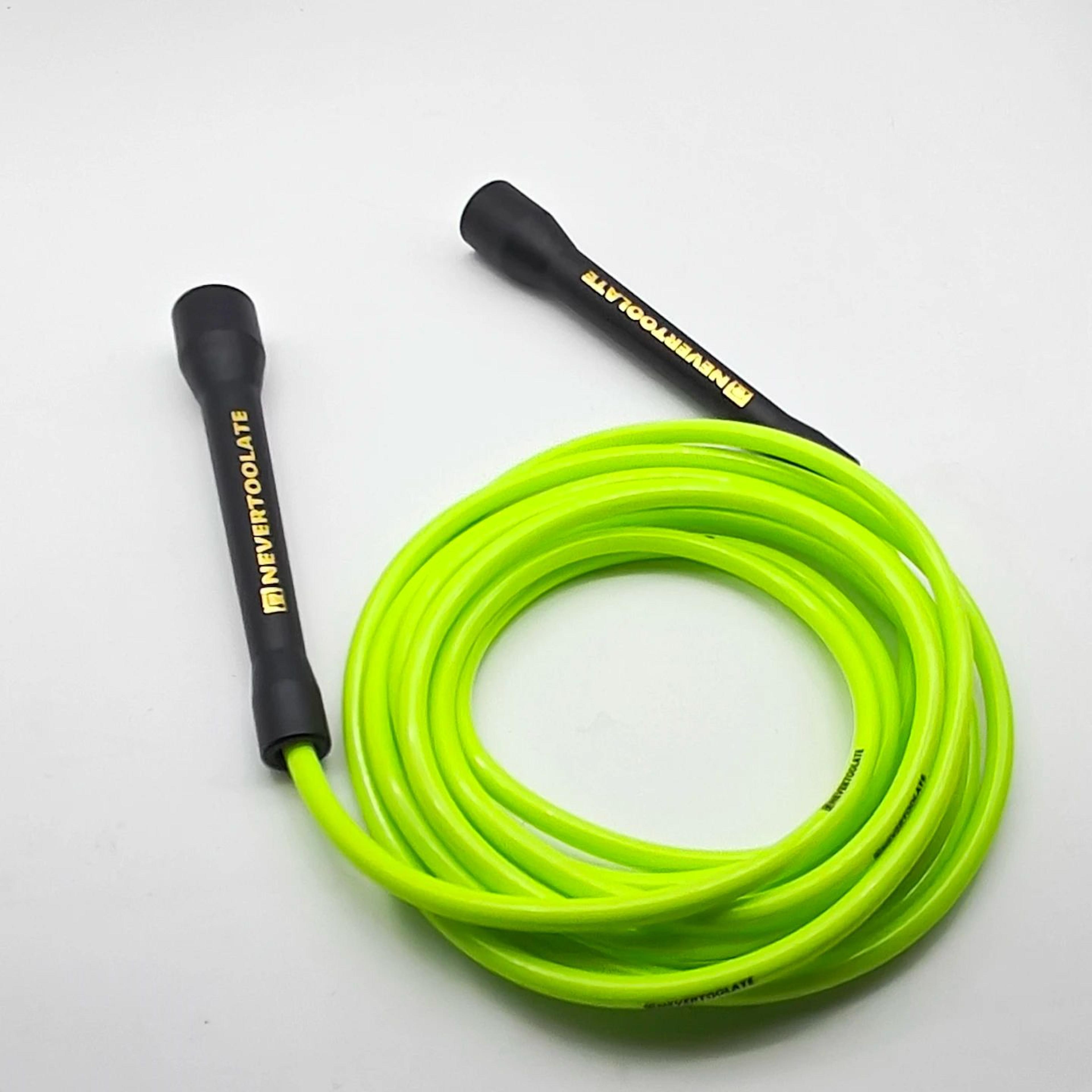NEVERTOOLATE Boxing Jump Rope With Nylon Core PVC 6mm 32m 0