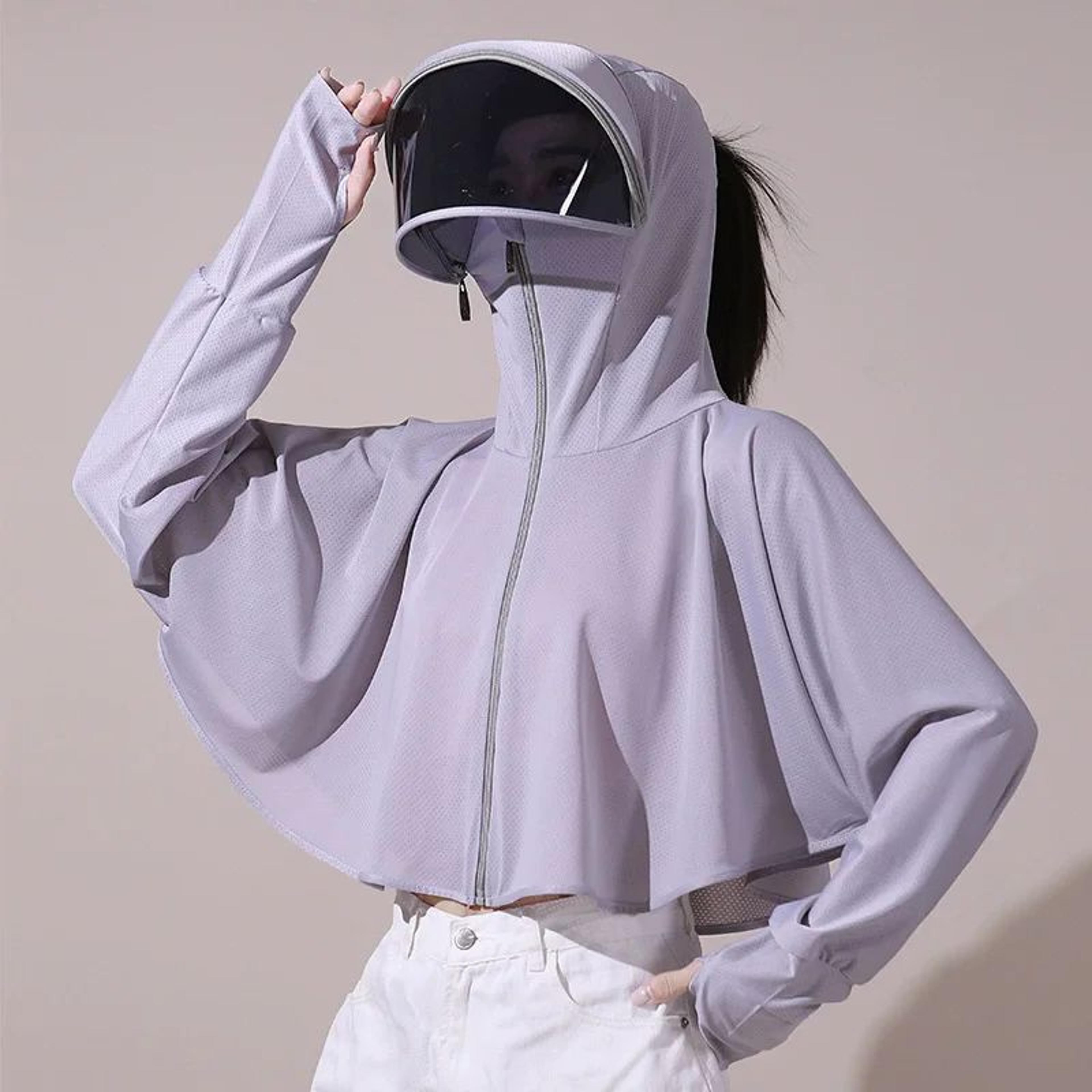 Women Lightweight Breathable Ice Silk Summer Cape 3
