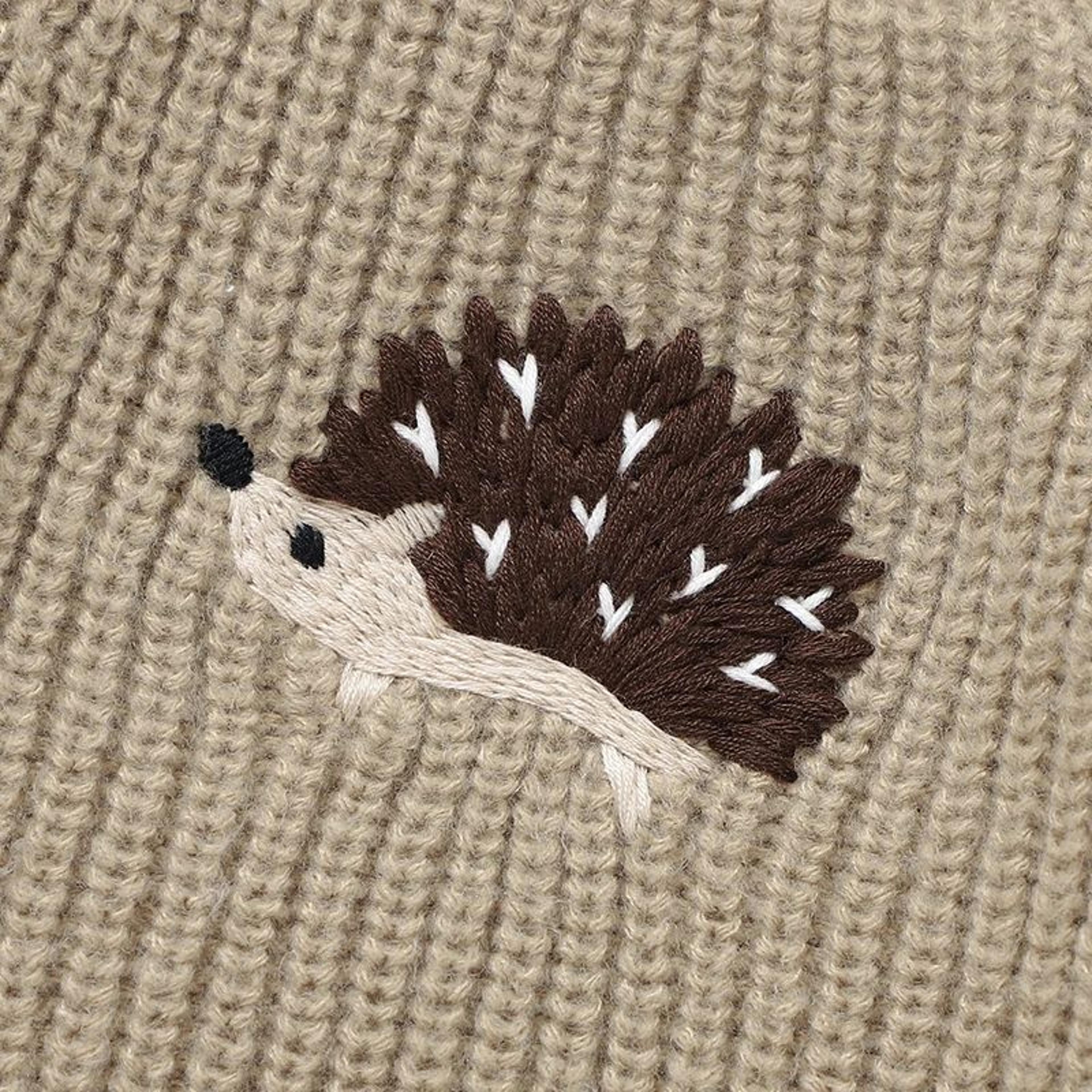 Baby Girls And Boys Knitted Hedgehog Pullover Sweater 5