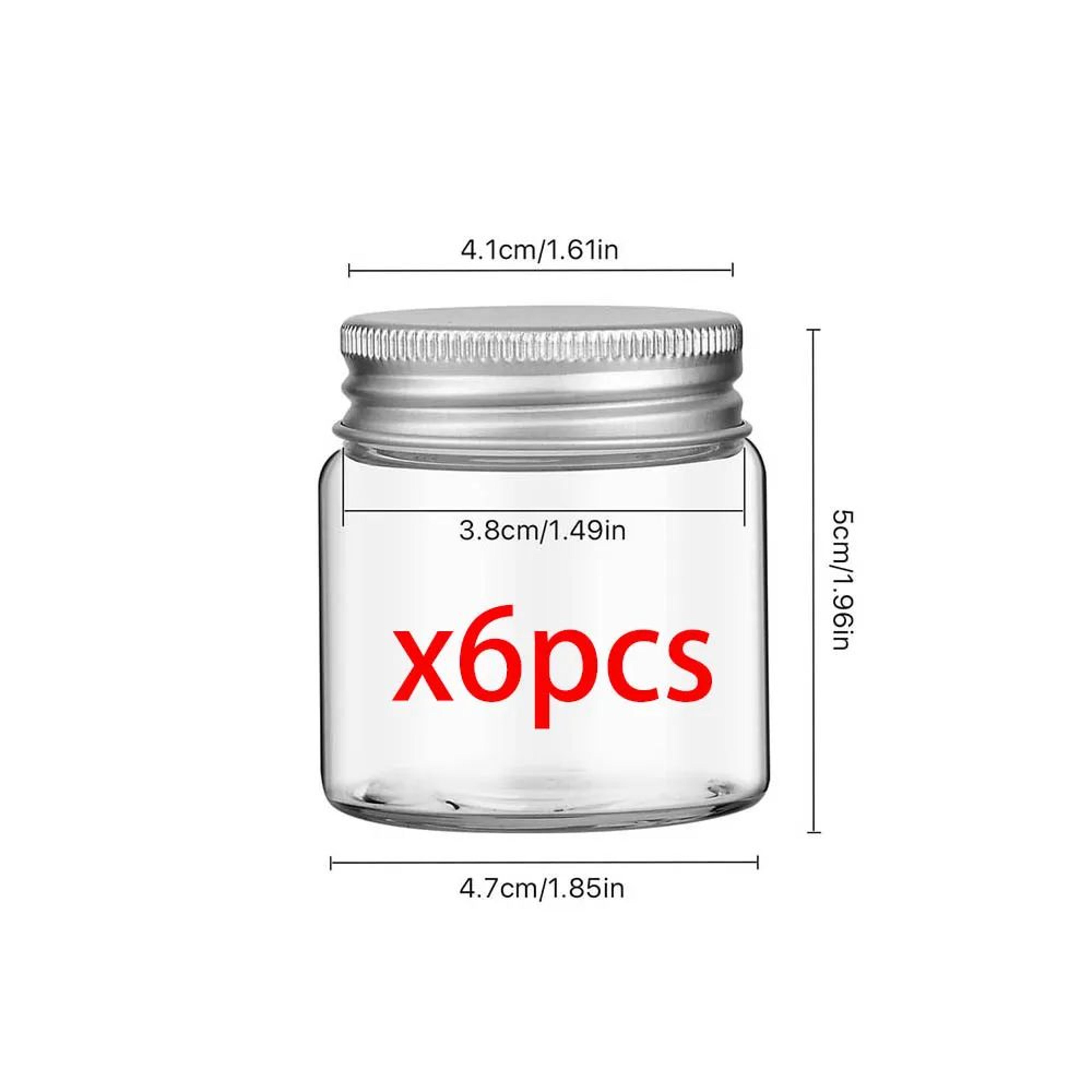 Mini Mason Glass Jars 2oz With Wide Mouth And Sealing Lids 6