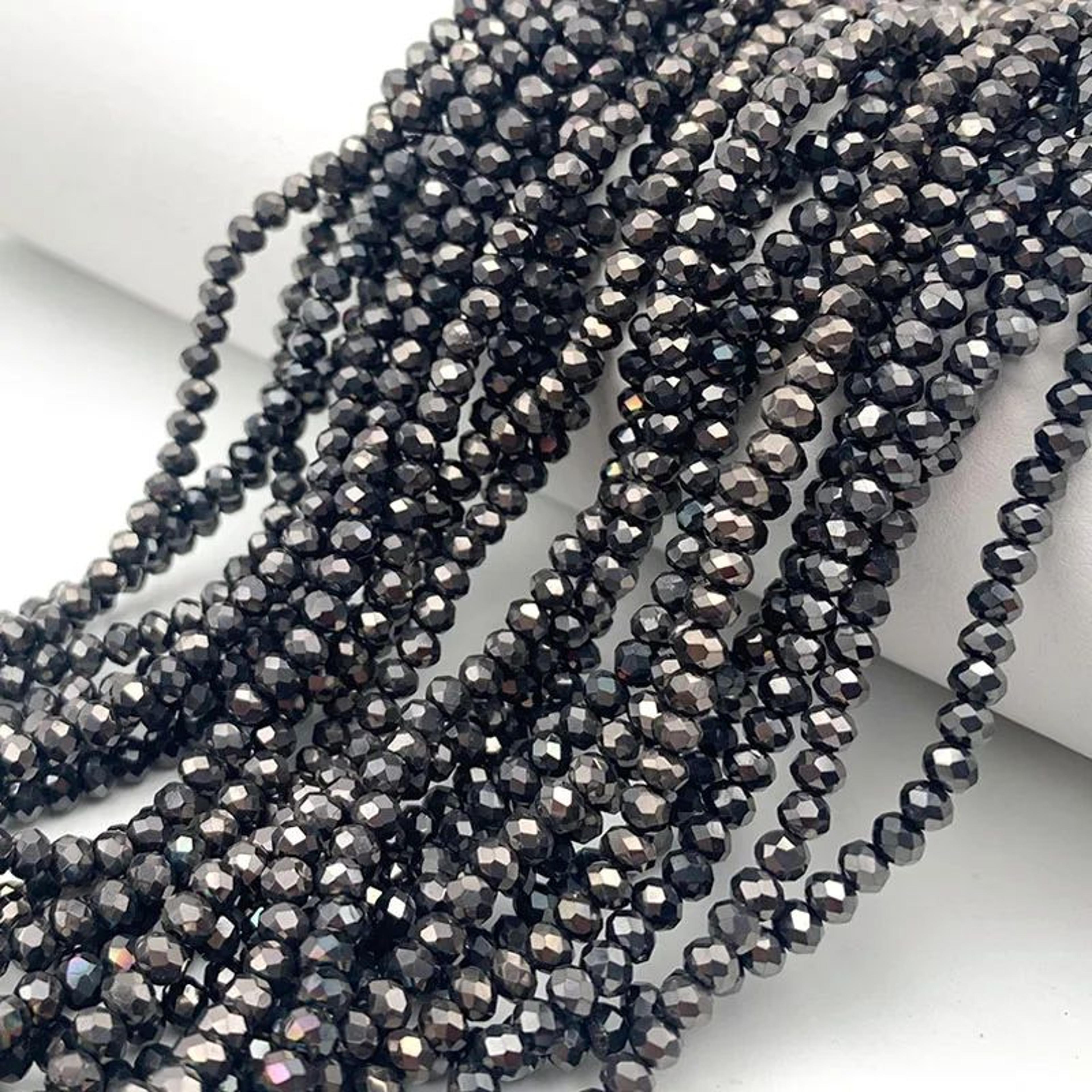 Faceted Glass Rondelle Spacer Beads For DIY Jewelry Making 22