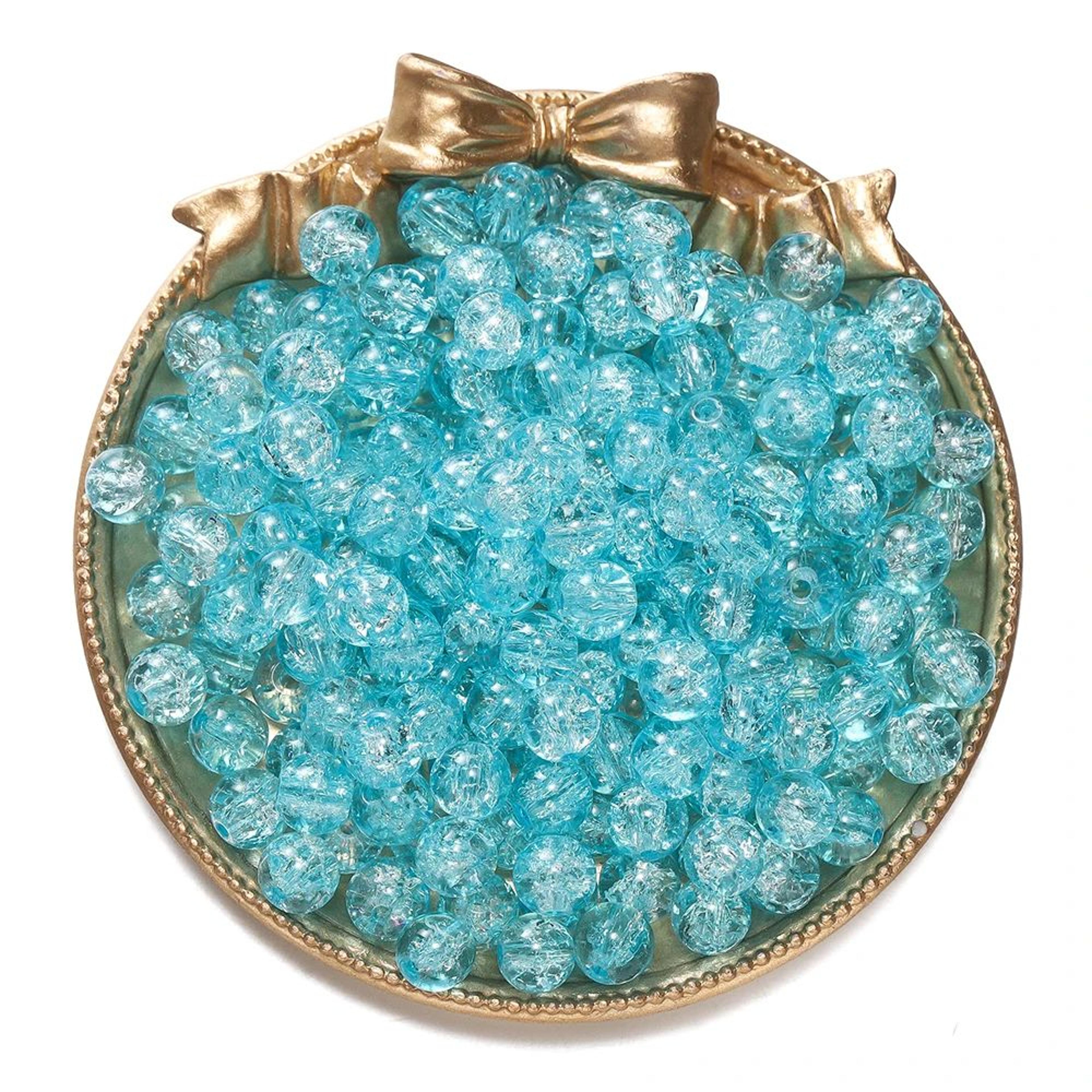 8mm Glass Crackle Beads For DIY Bracelets Necklaces And Earrings 15