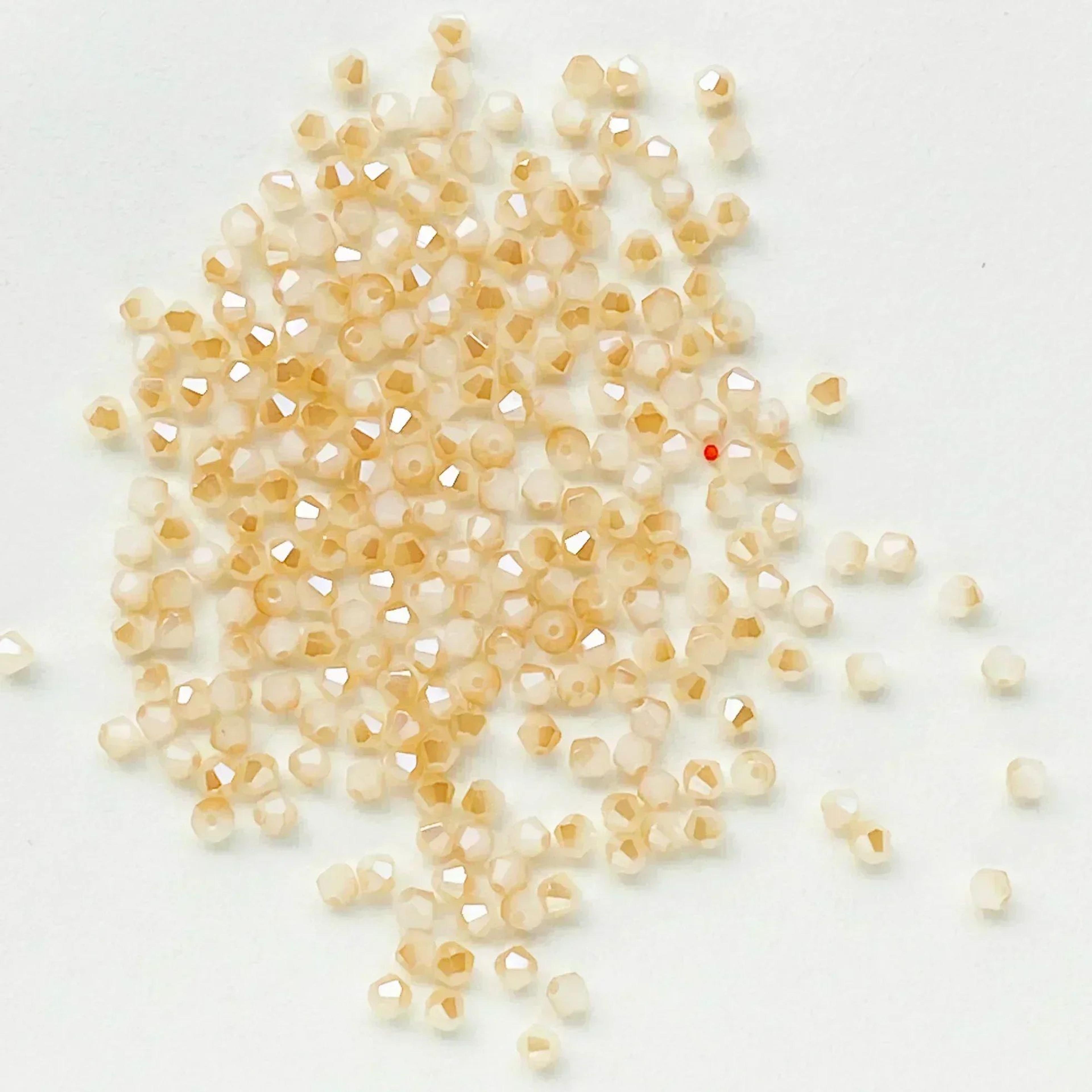 100pcs 4mm Shiny Faceted Bicone Crystal Beads For DIY Jewelry 6