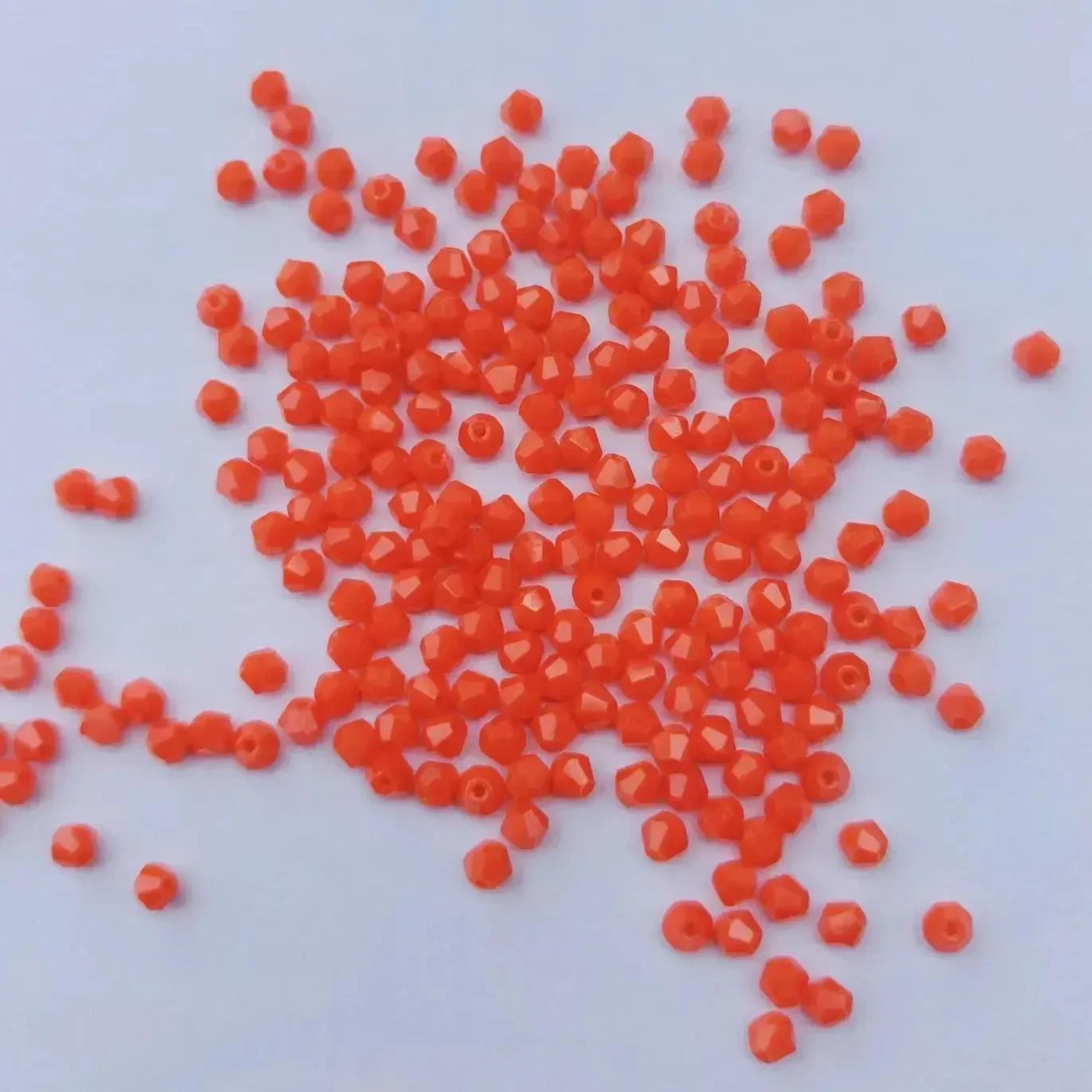 100pcs 4mm Shiny Faceted Bicone Crystal Beads For DIY Jewelry 8