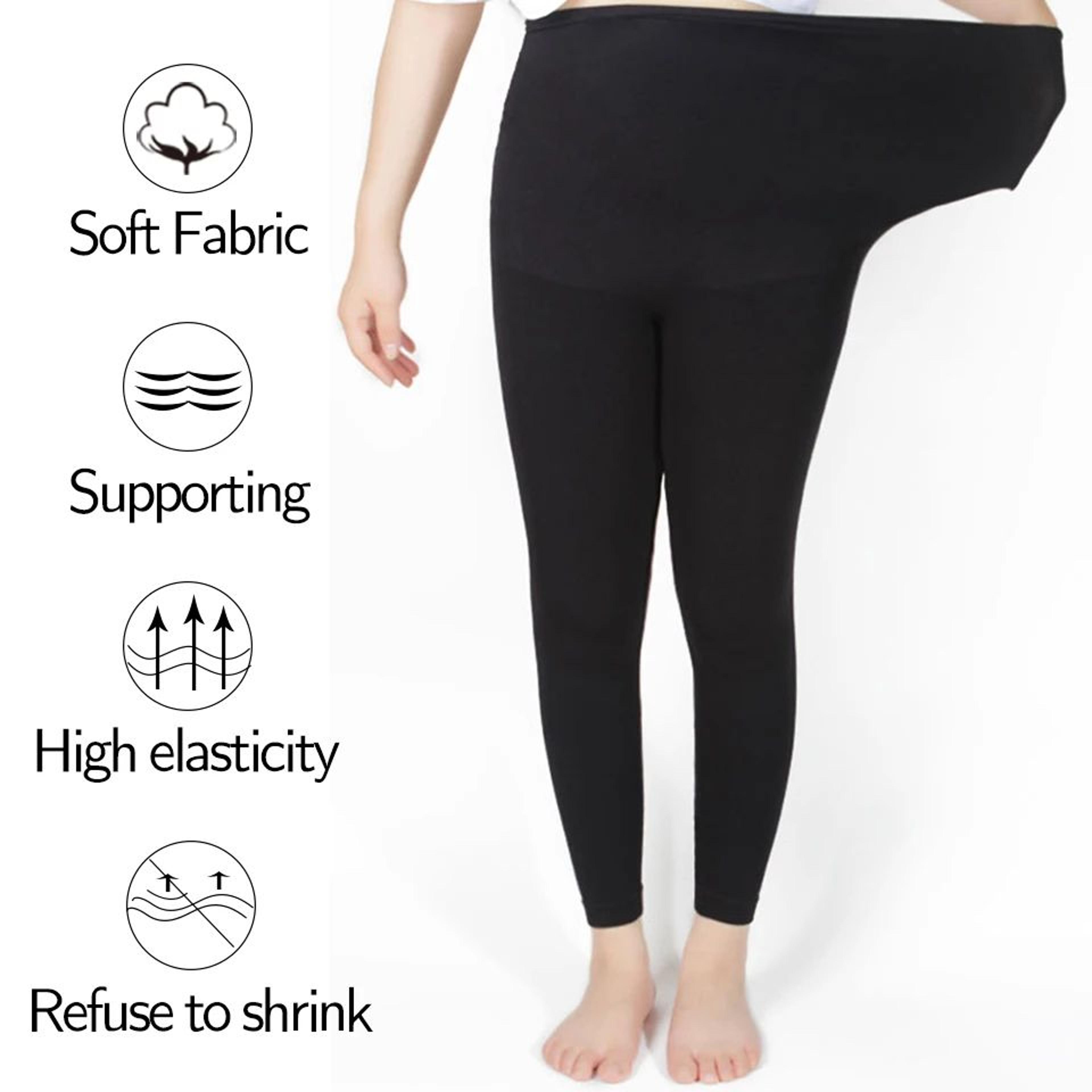 High Waist Knitted Maternity Leggings With Belly Support 12