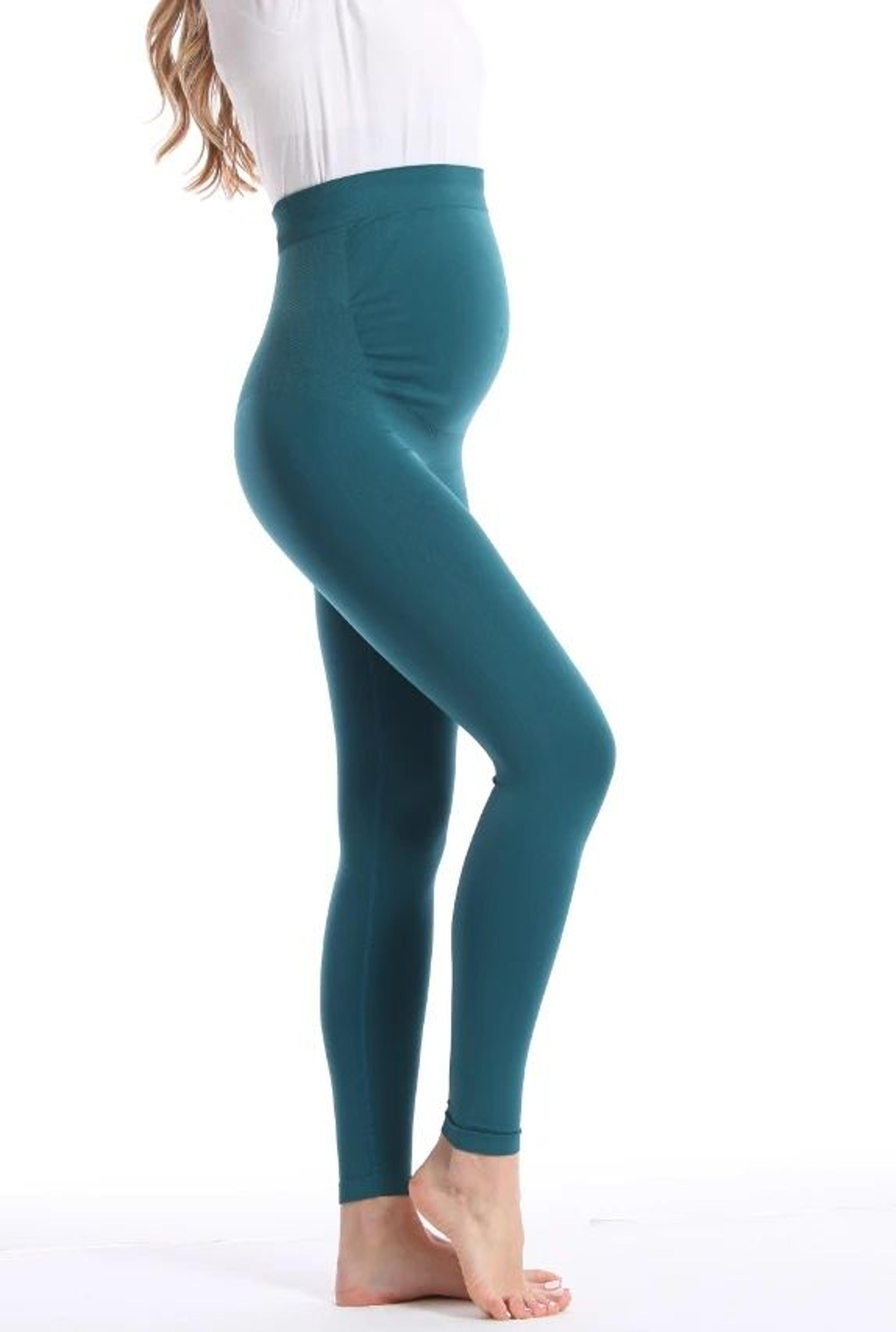 High Waist Knitted Maternity Leggings With Belly Support 19
