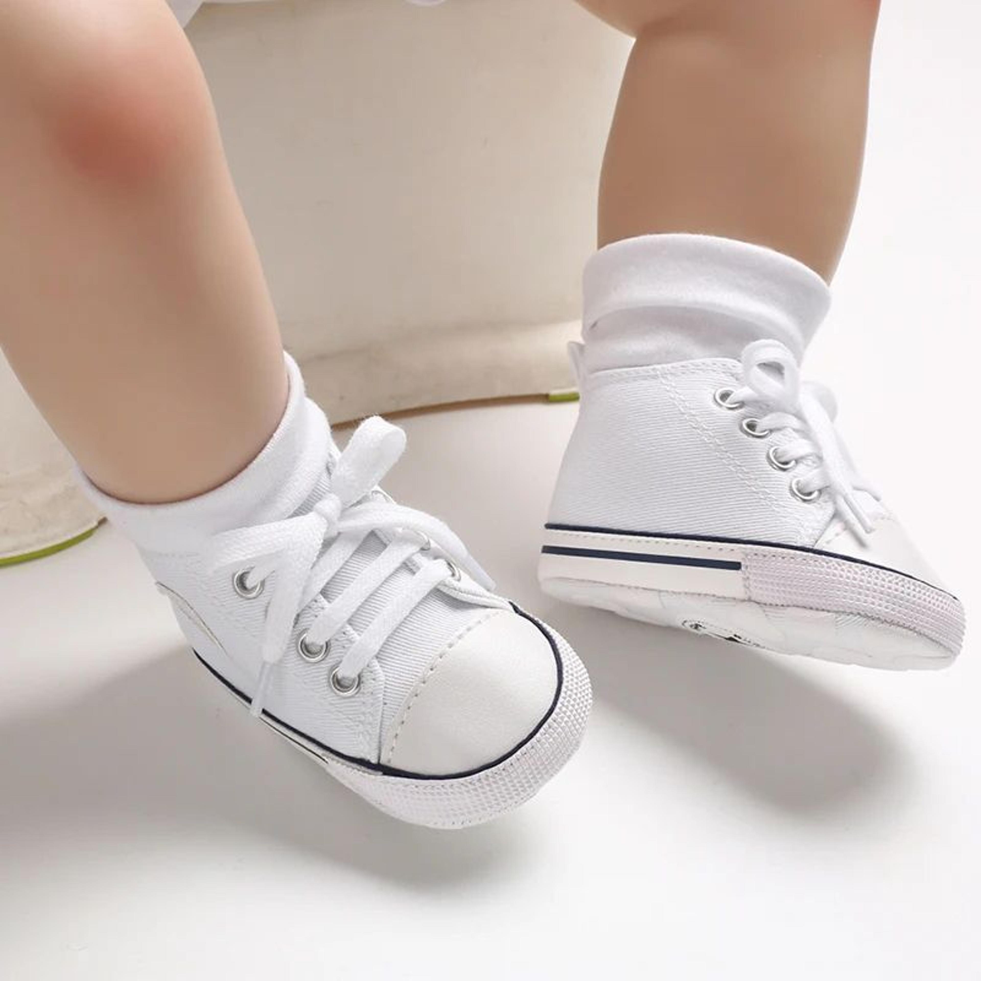 Baby Canvas Star Sneakers With Anti Slip Soles For Boys And Girls 7
