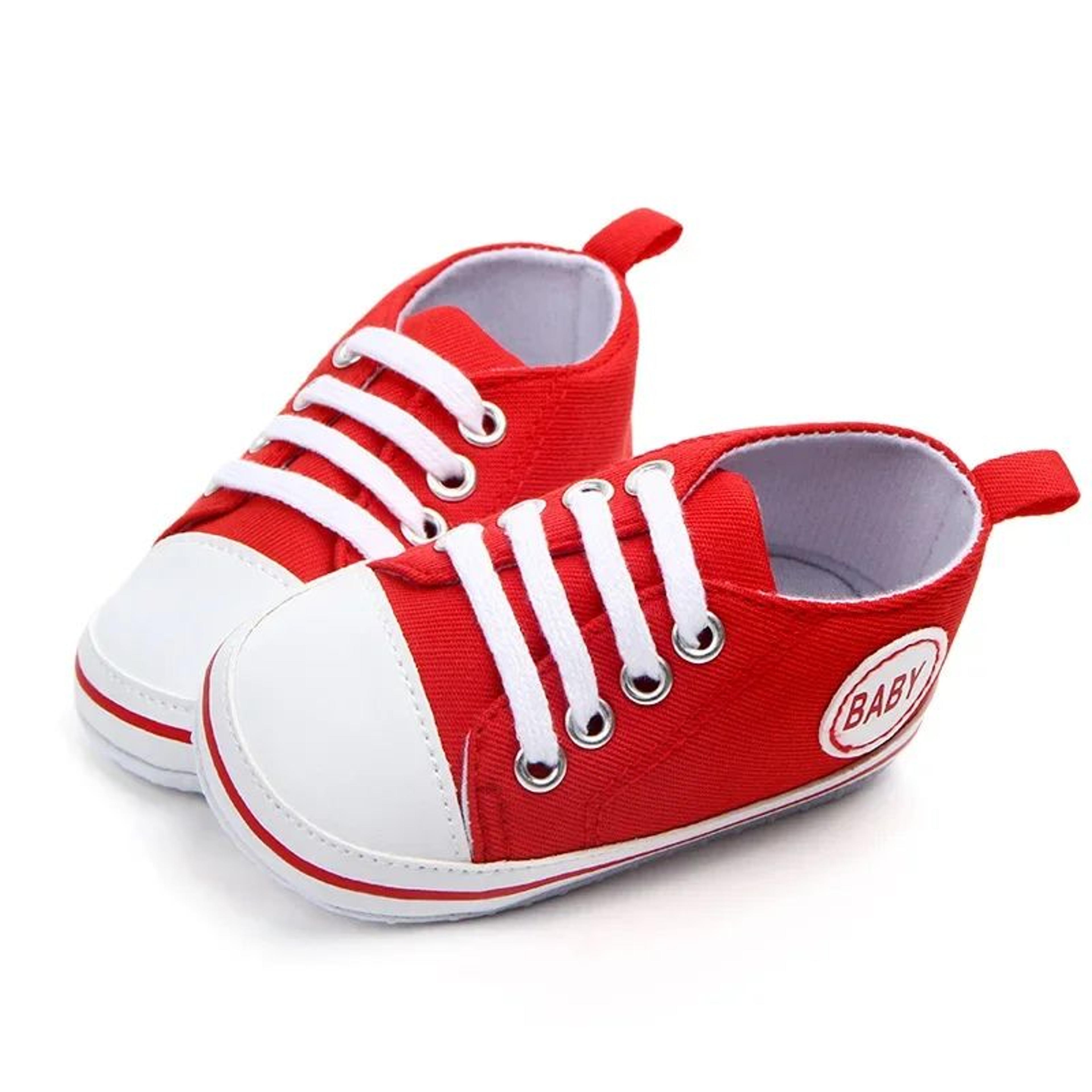 Baby Canvas Crib Sneakers With Soft Soles For Spring And Autumn 5