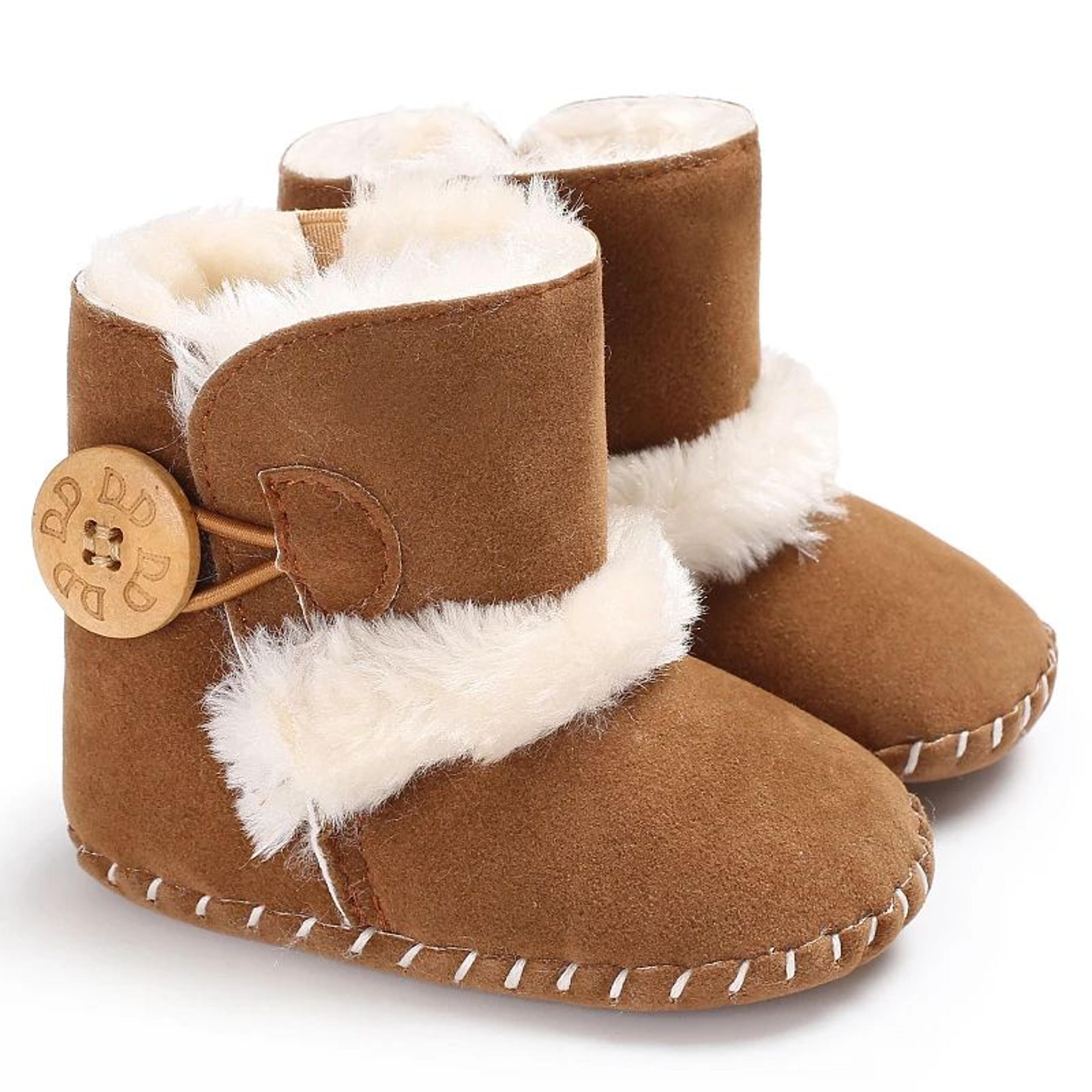 Baby Winter Plush Boots With Warm Lining And Anti Slip Rubber Sole 13