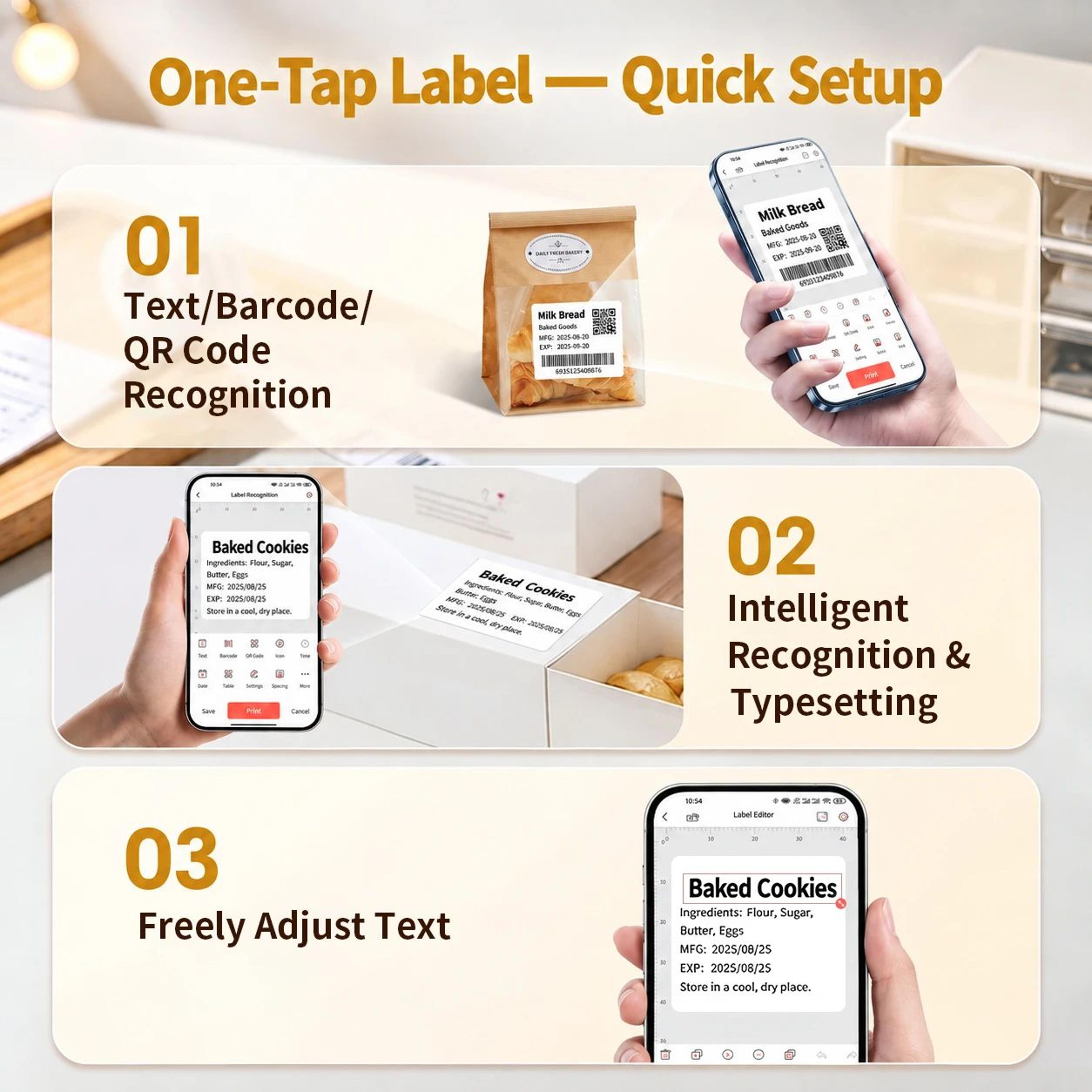 Marklife P50 Portable Bluetooth Thermal Label Printer For Home And Office 11