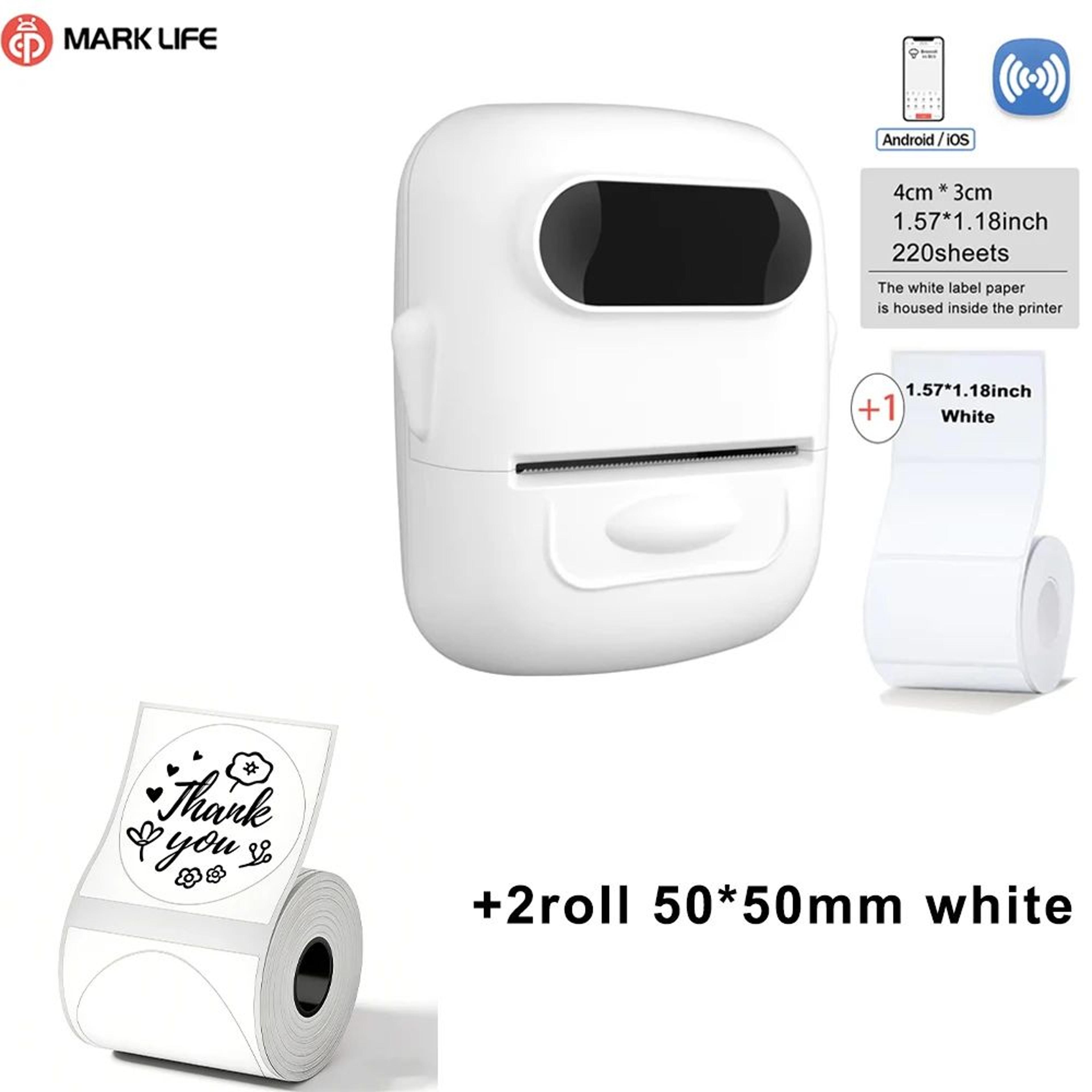 Marklife P50 Portable Bluetooth Thermal Label Printer For Home And Office 23