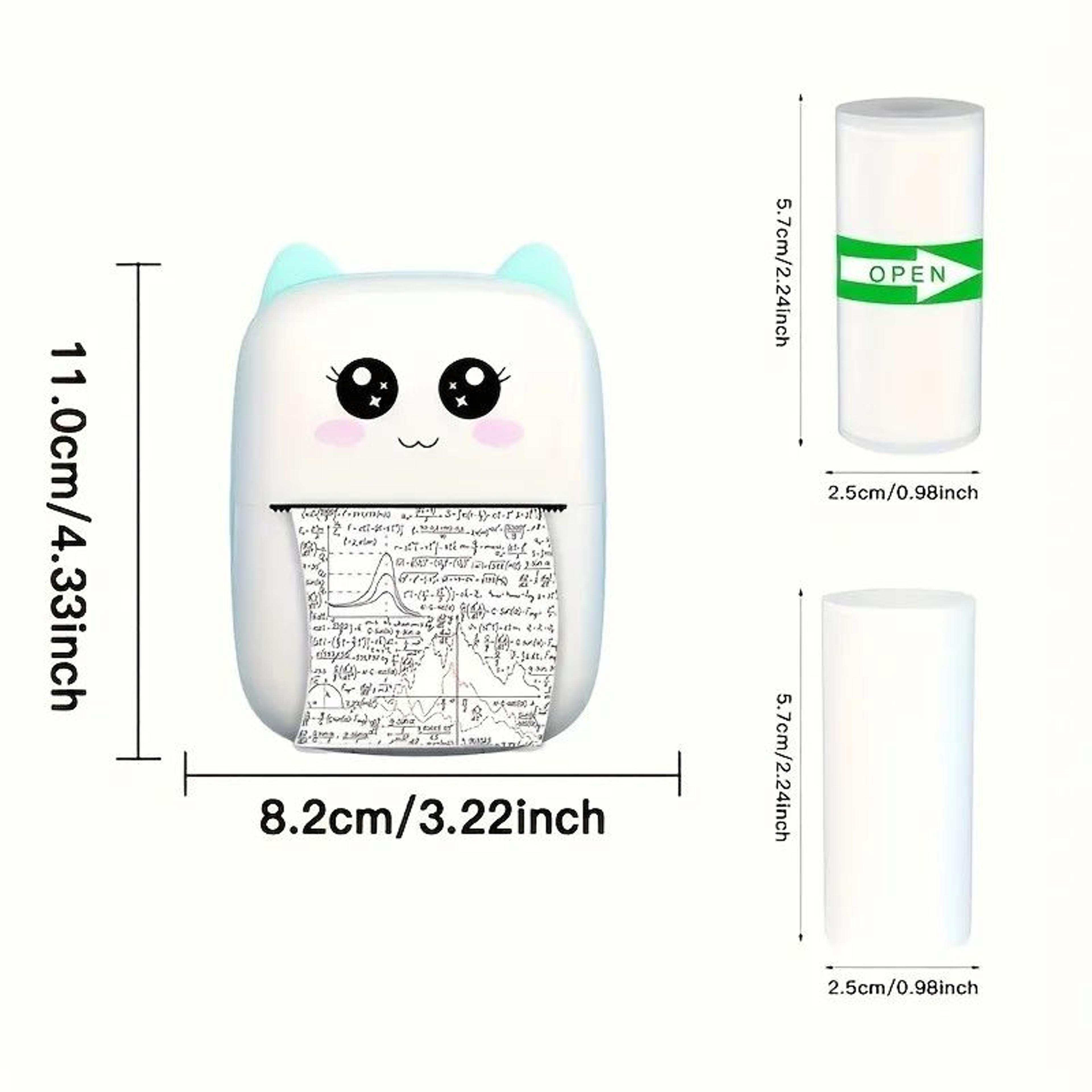Portable Mini Thermal Printer For Labels Receipts Photos And Notes 6