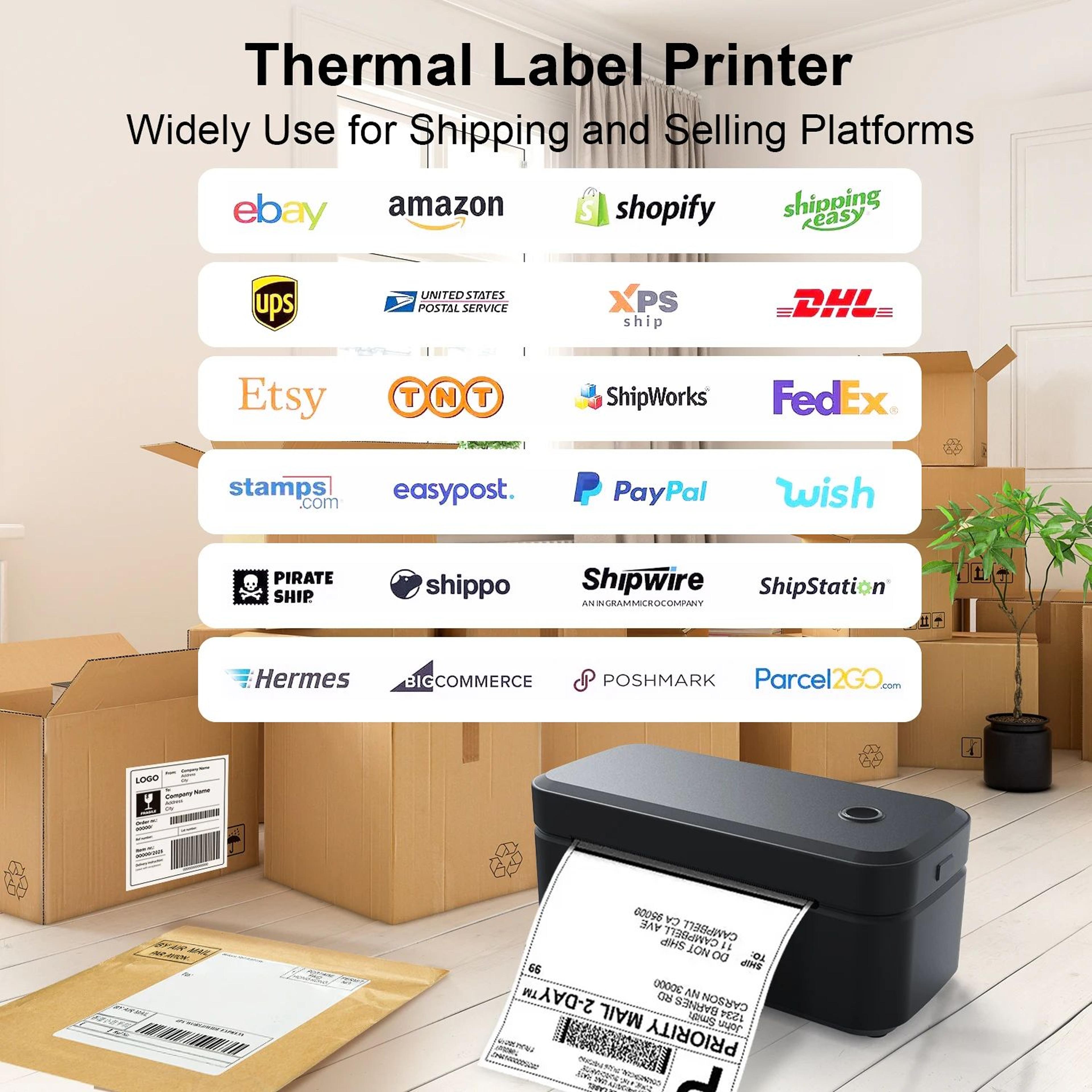Marklife X4 Bluetooth Thermal Shipping Label Printer For 4x6 Labels 7