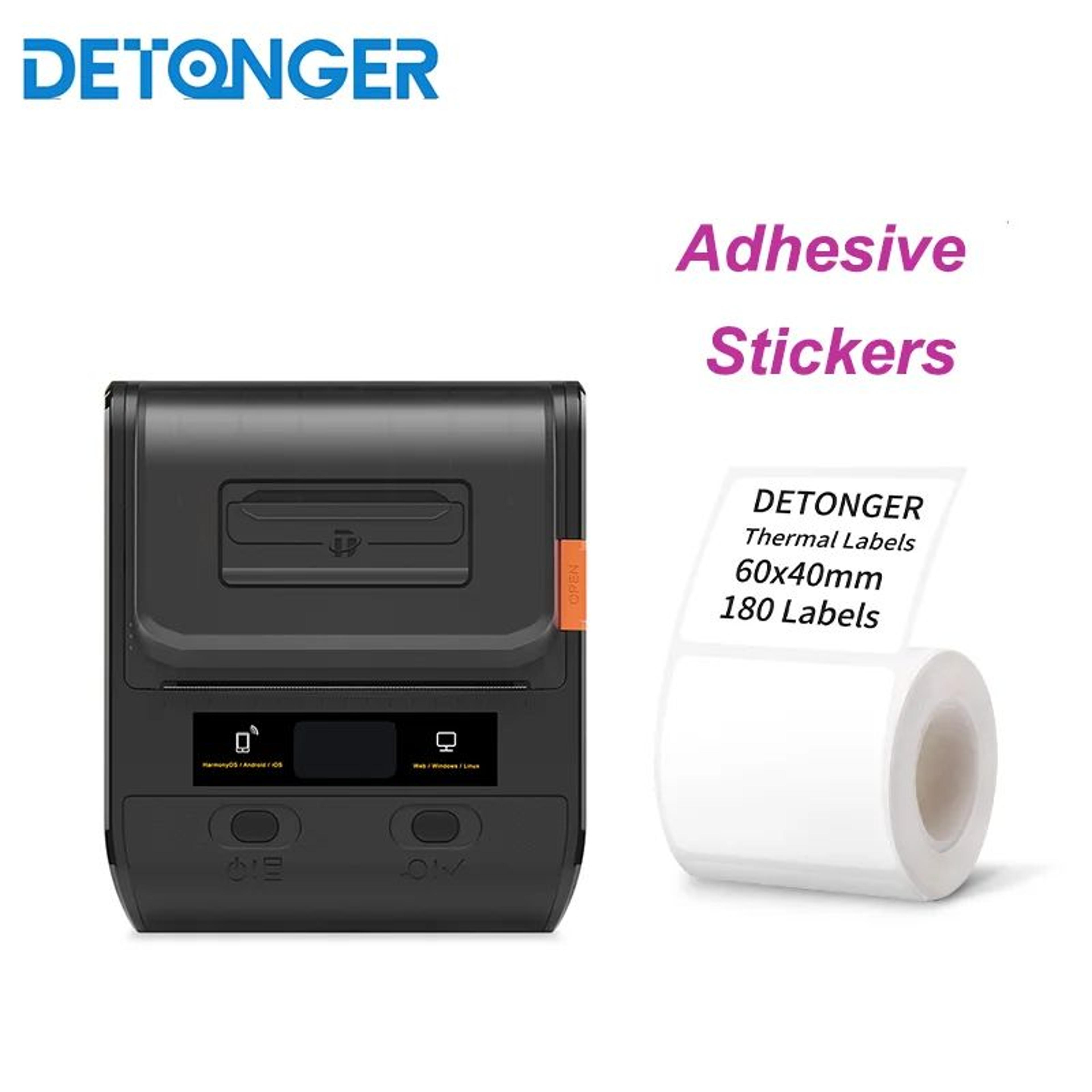 DETONGER DP30S Portable Wireless Thermal Printer For Home And Office 9