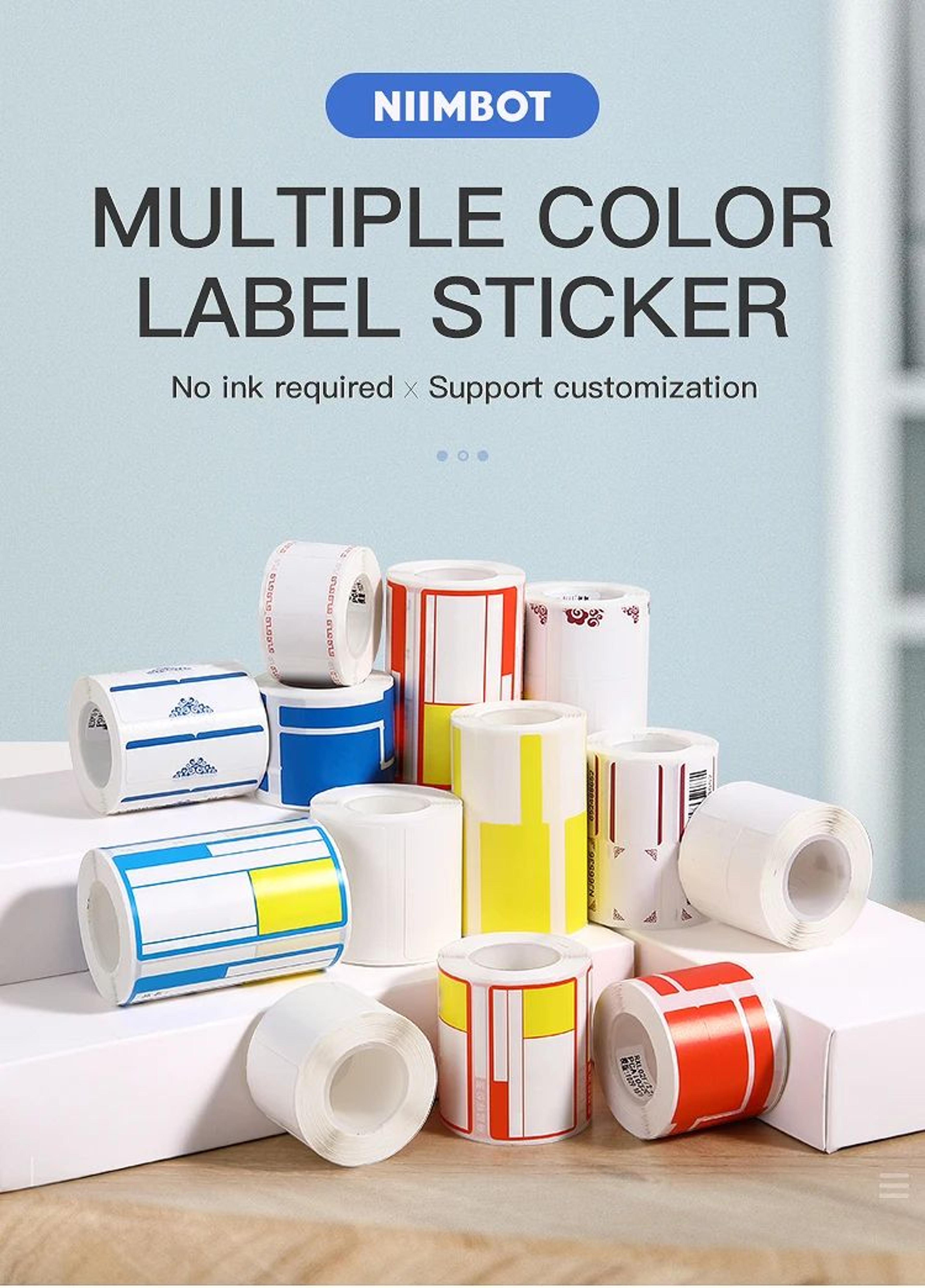 NIIMBOT Cartoon Thermal Label Paper Waterproof Adhesive Stickers 6