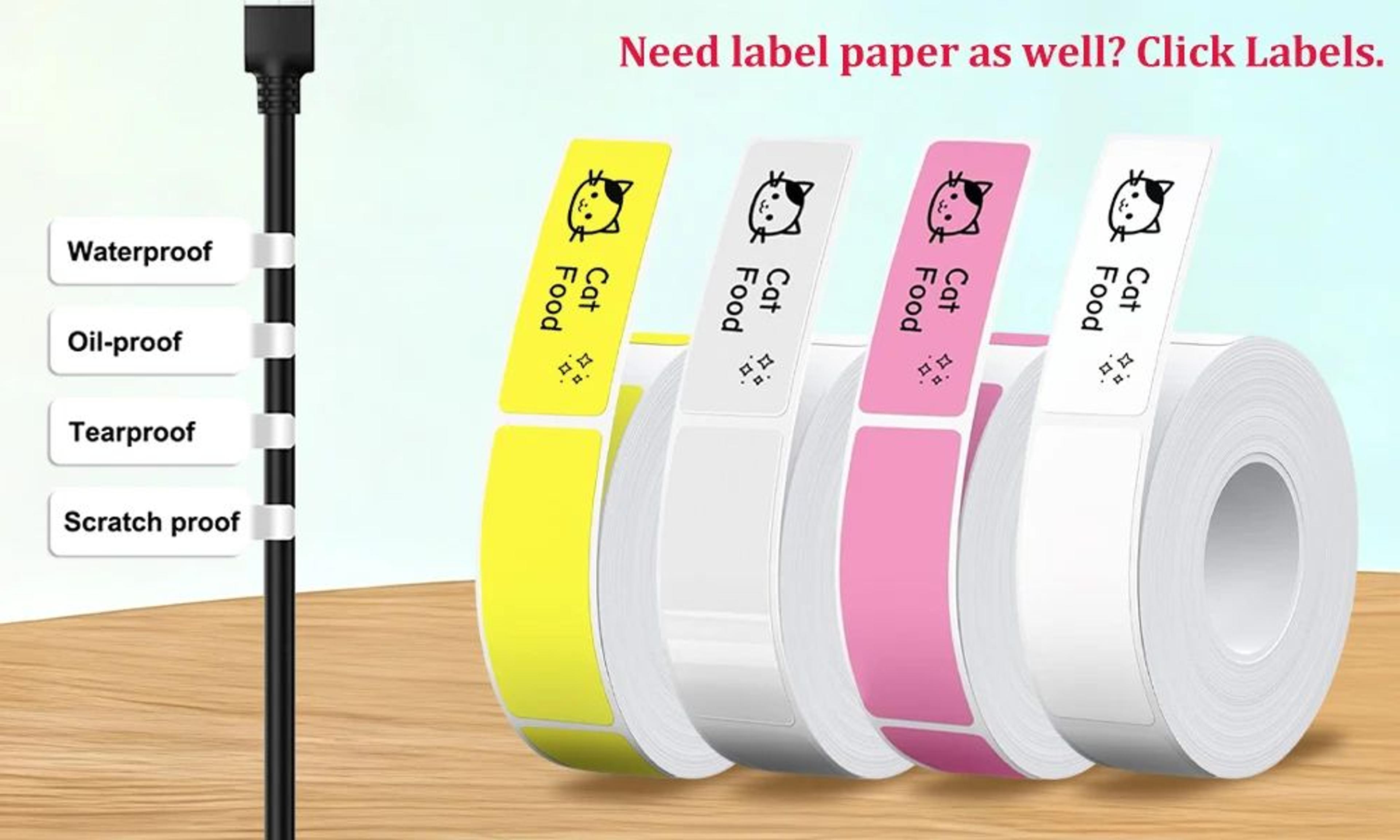 Marklife P15 Mini Portable Inkless Thermal Sticker Label Printer 6