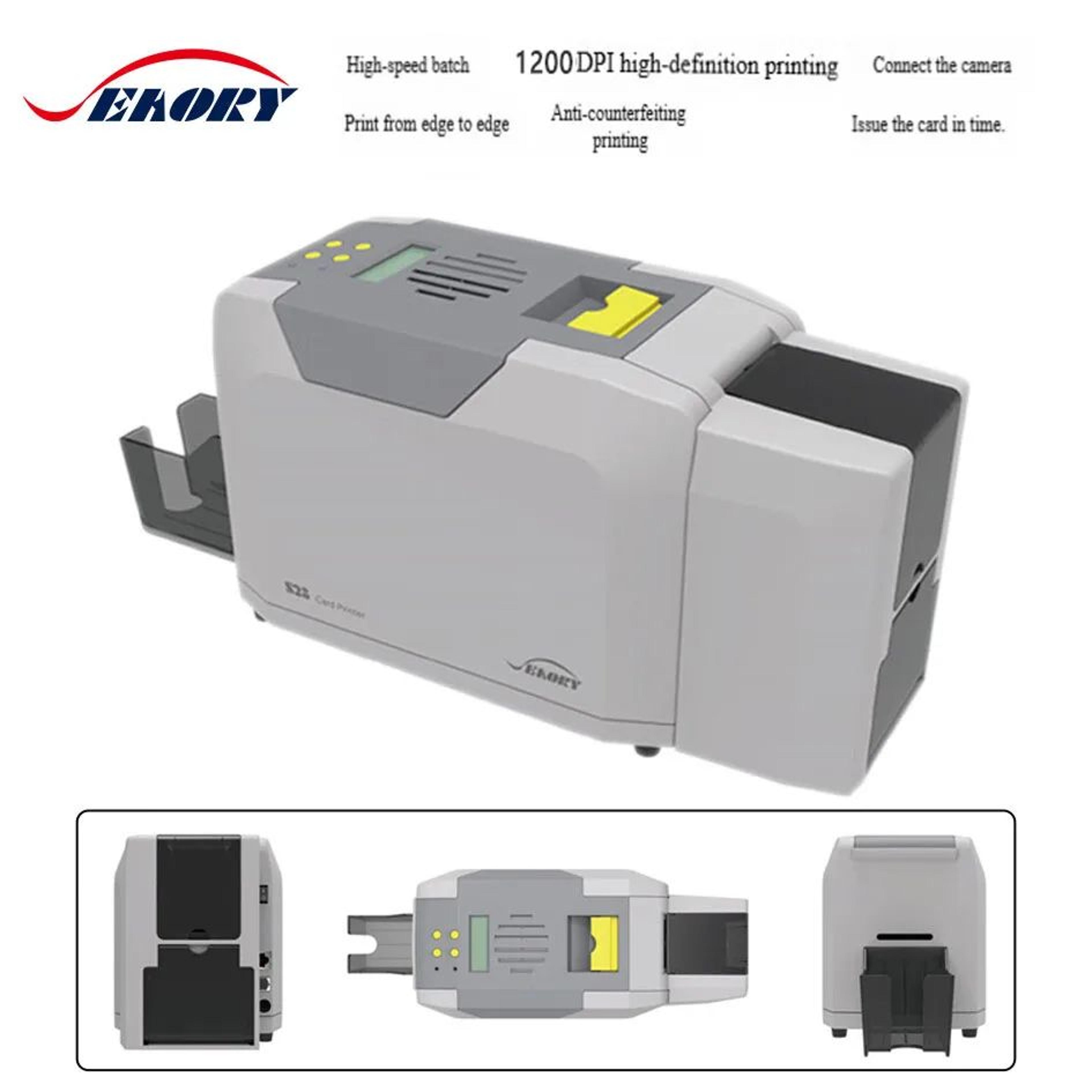 Seaory PVC ID Card Printer For Employee Badges And Business Cards 3