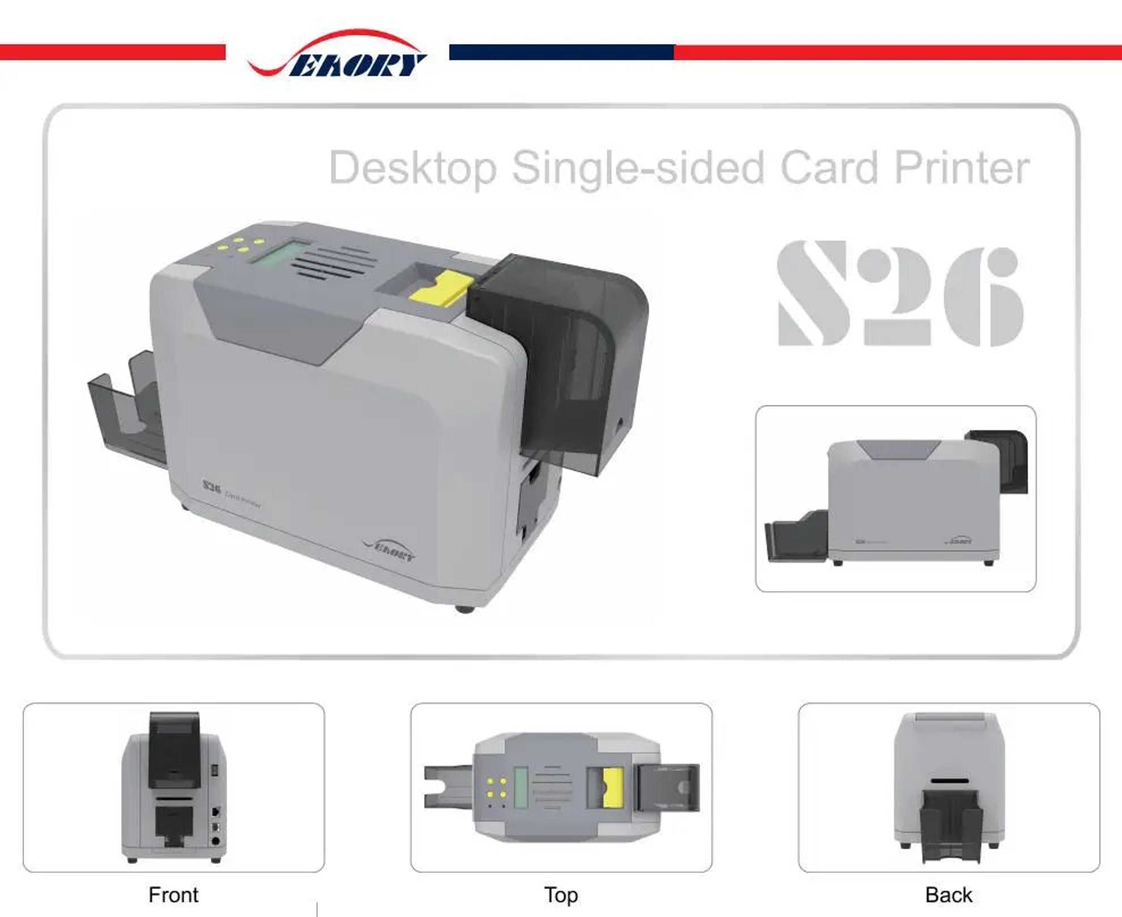 Seaory PVC ID Card Printer For Employee Badges And Business Cards 6