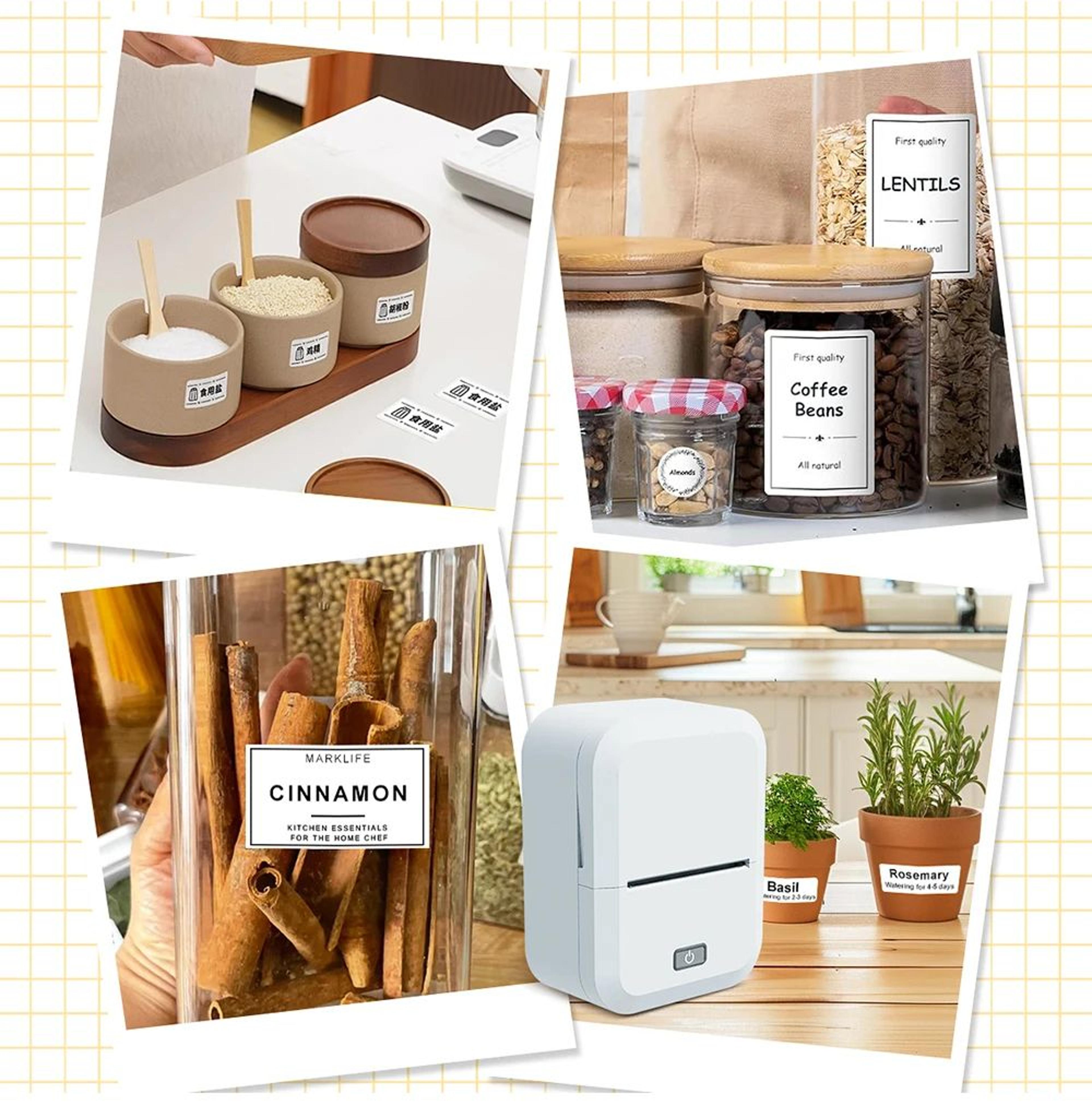 Marklife X2 Mini Portable Inkless Thermal Sticker Label Printer 9