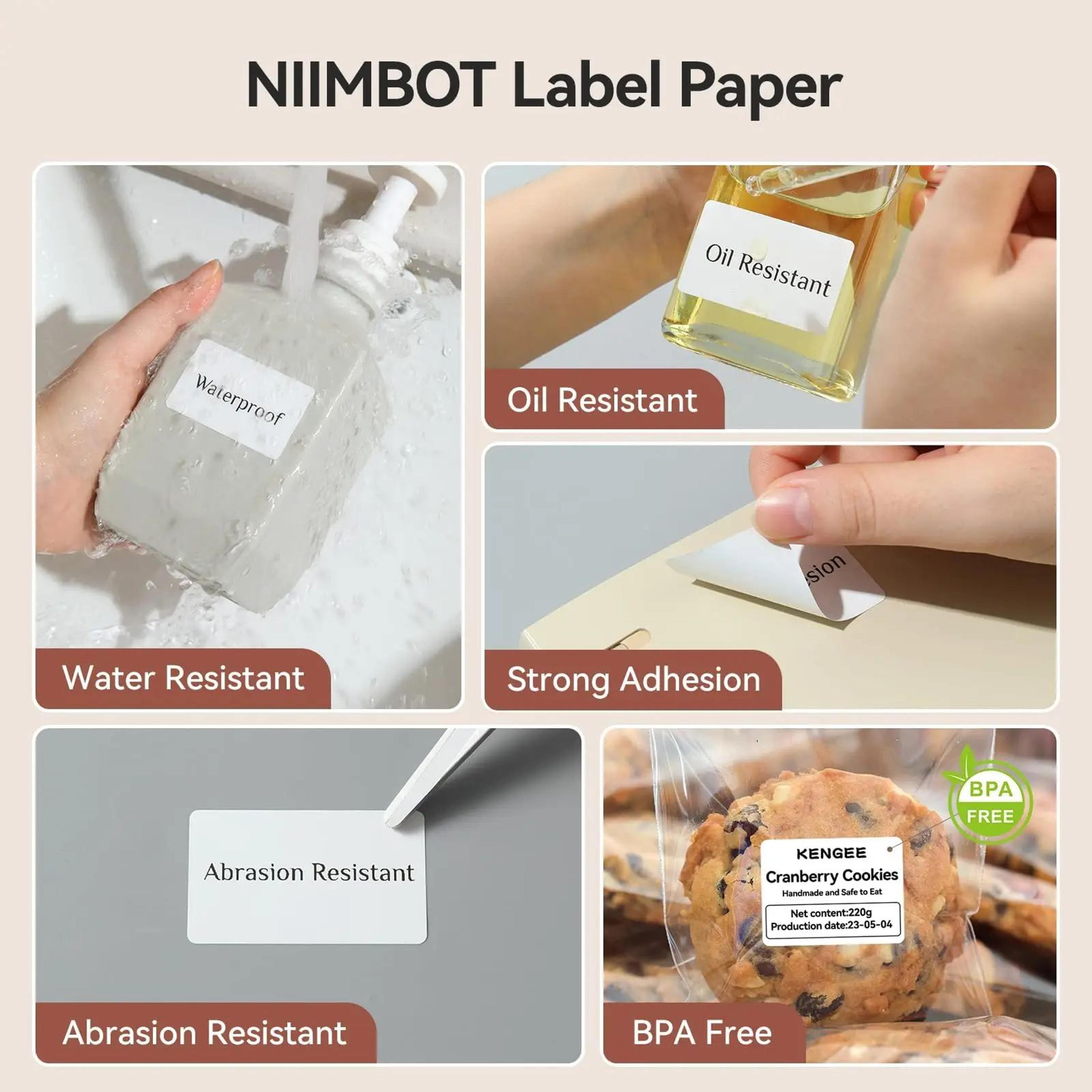 NIIMBOT Self Adhesive Label Stickers For B1 B21 And B3S Printers 7
