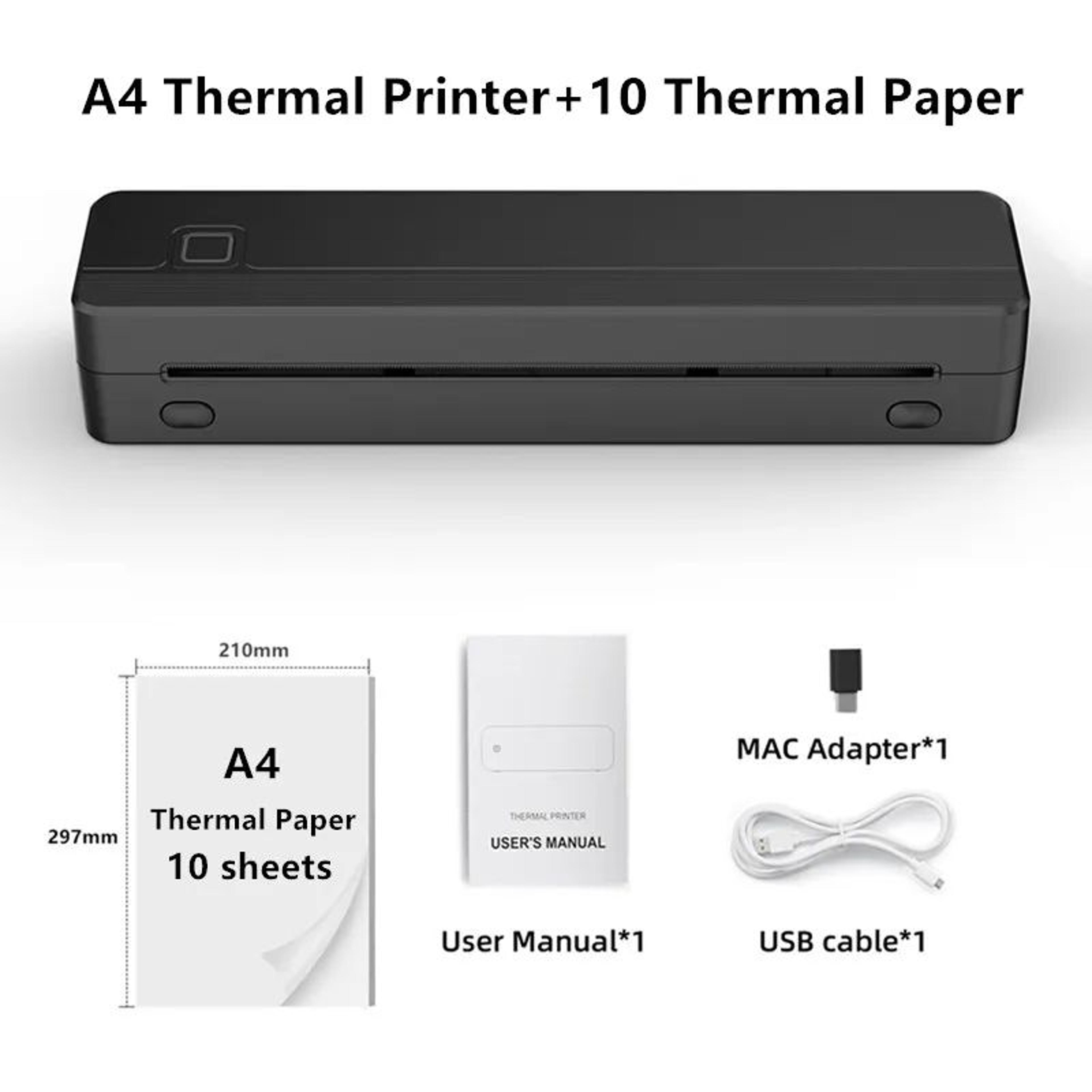 Portable A4 Bluetooth Thermal Tattoo Stencil Printer 9