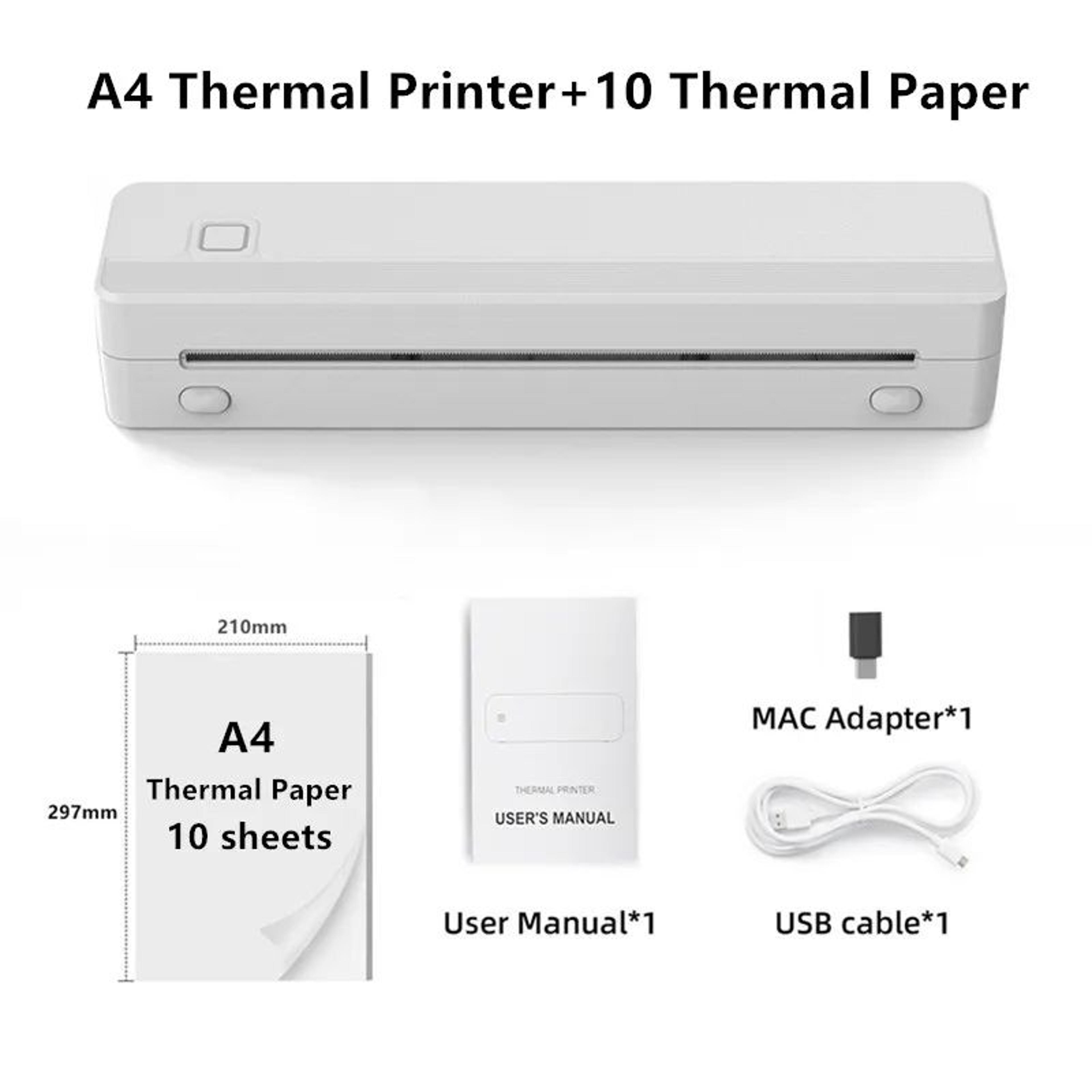 Portable A4 Bluetooth Thermal Tattoo Stencil Printer 10