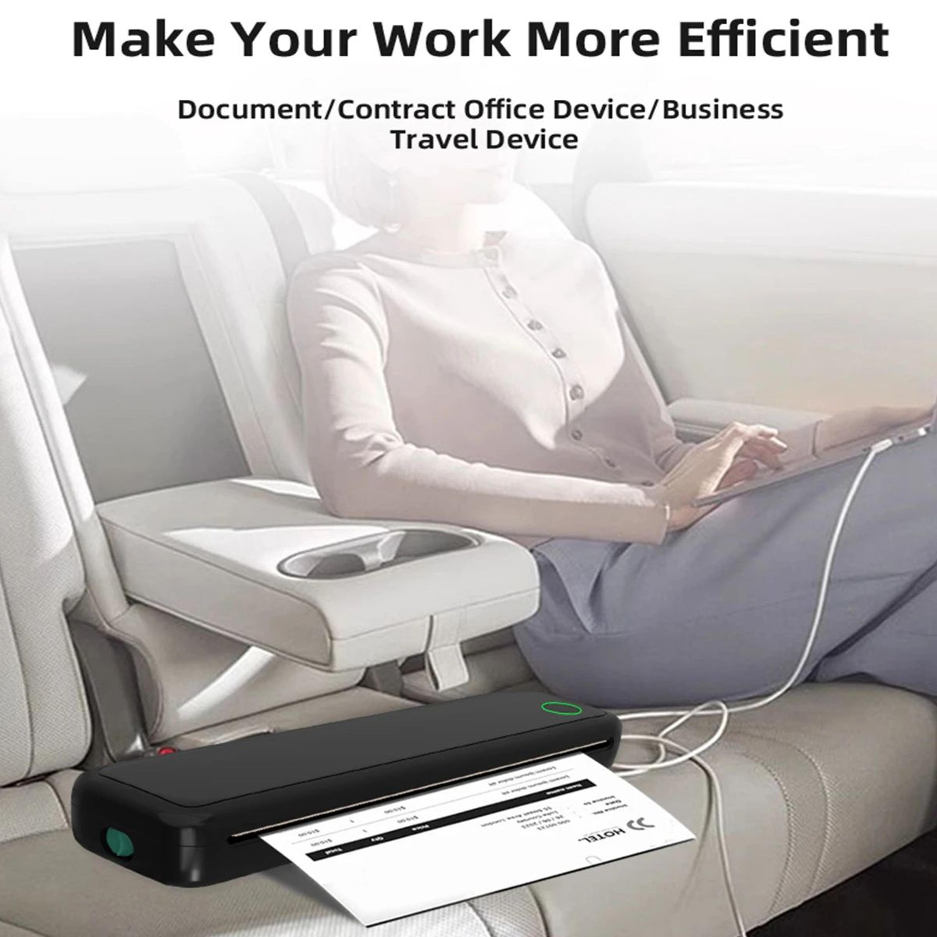 Wireless A4 Inkless Portable Thermal Printer For Phones And Laptops 7