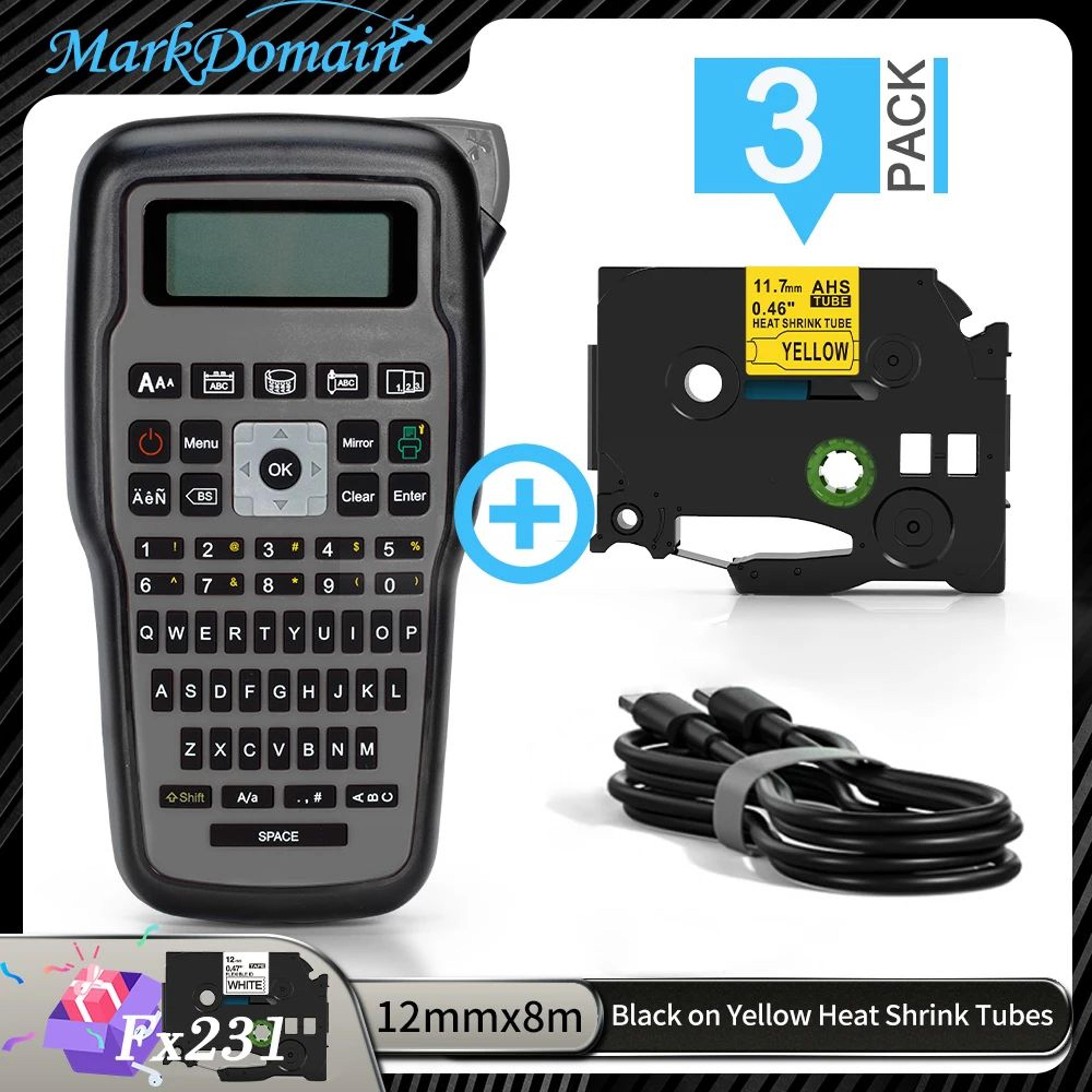 E1000 PRO Industrial Label Maker With Keyboard And Symbol Printing 19