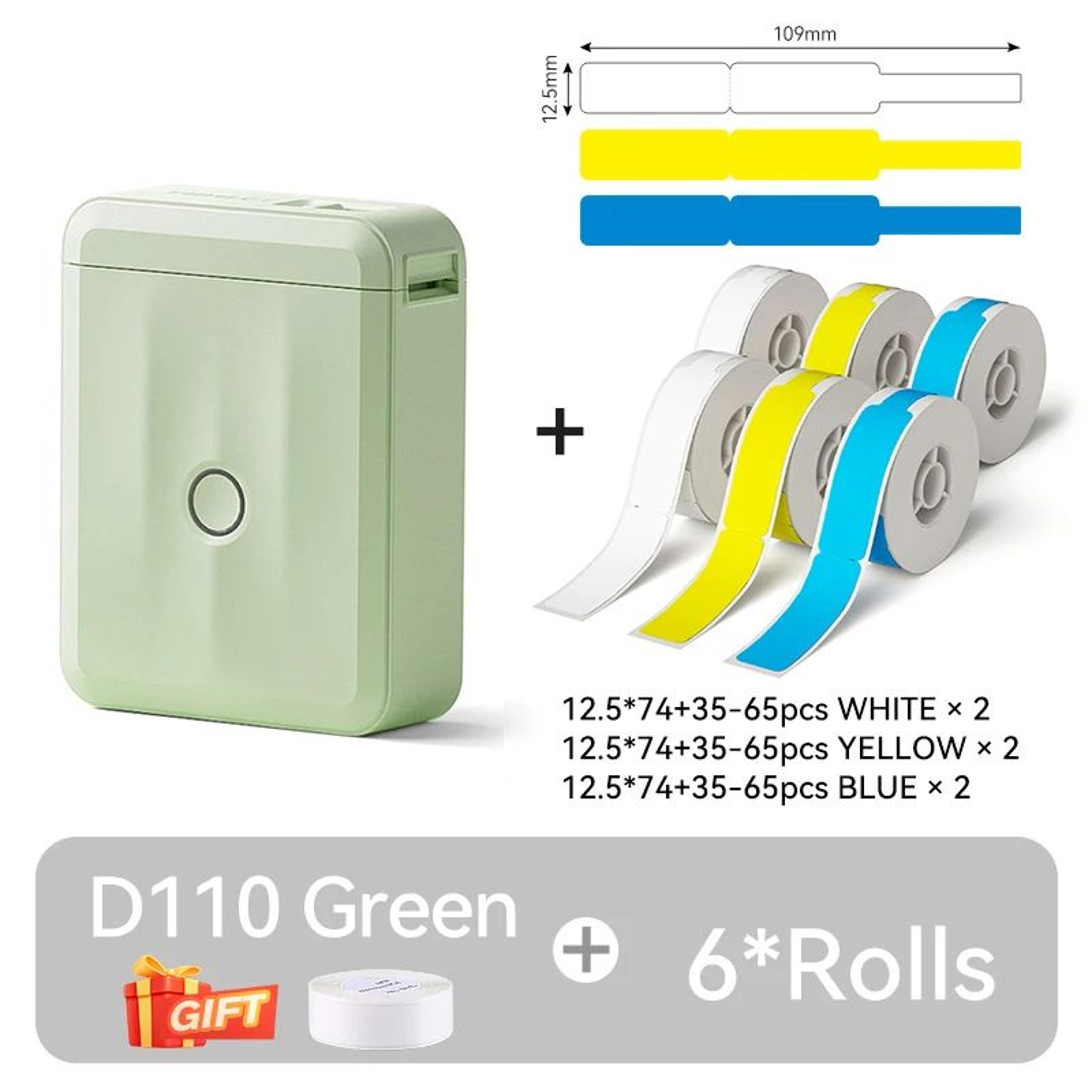 NIIMBOT D110 Mini Bluetooth Thermal Label Printer For Home Organization 21