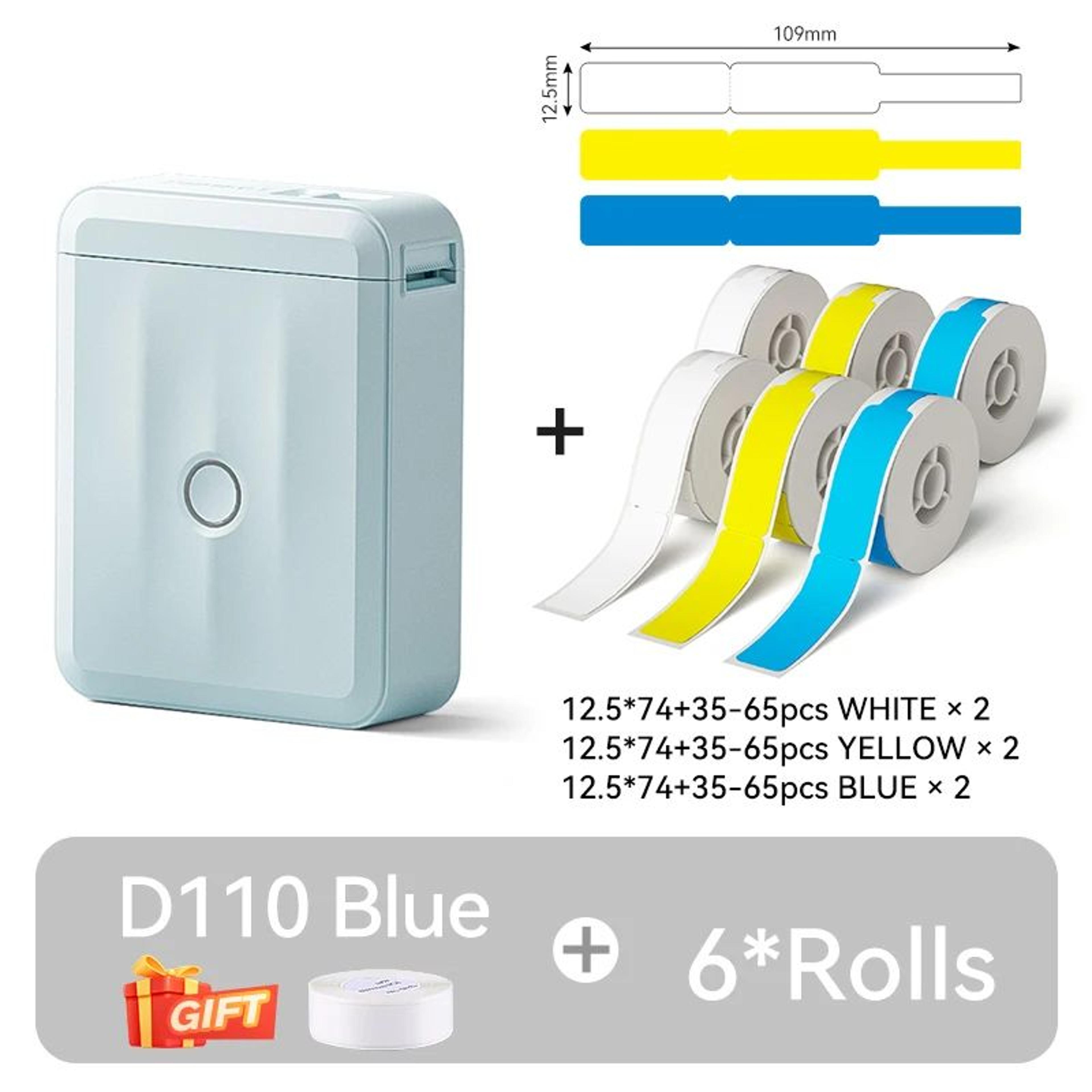 NIIMBOT D110 Mini Bluetooth Thermal Label Printer For Home Organization 26