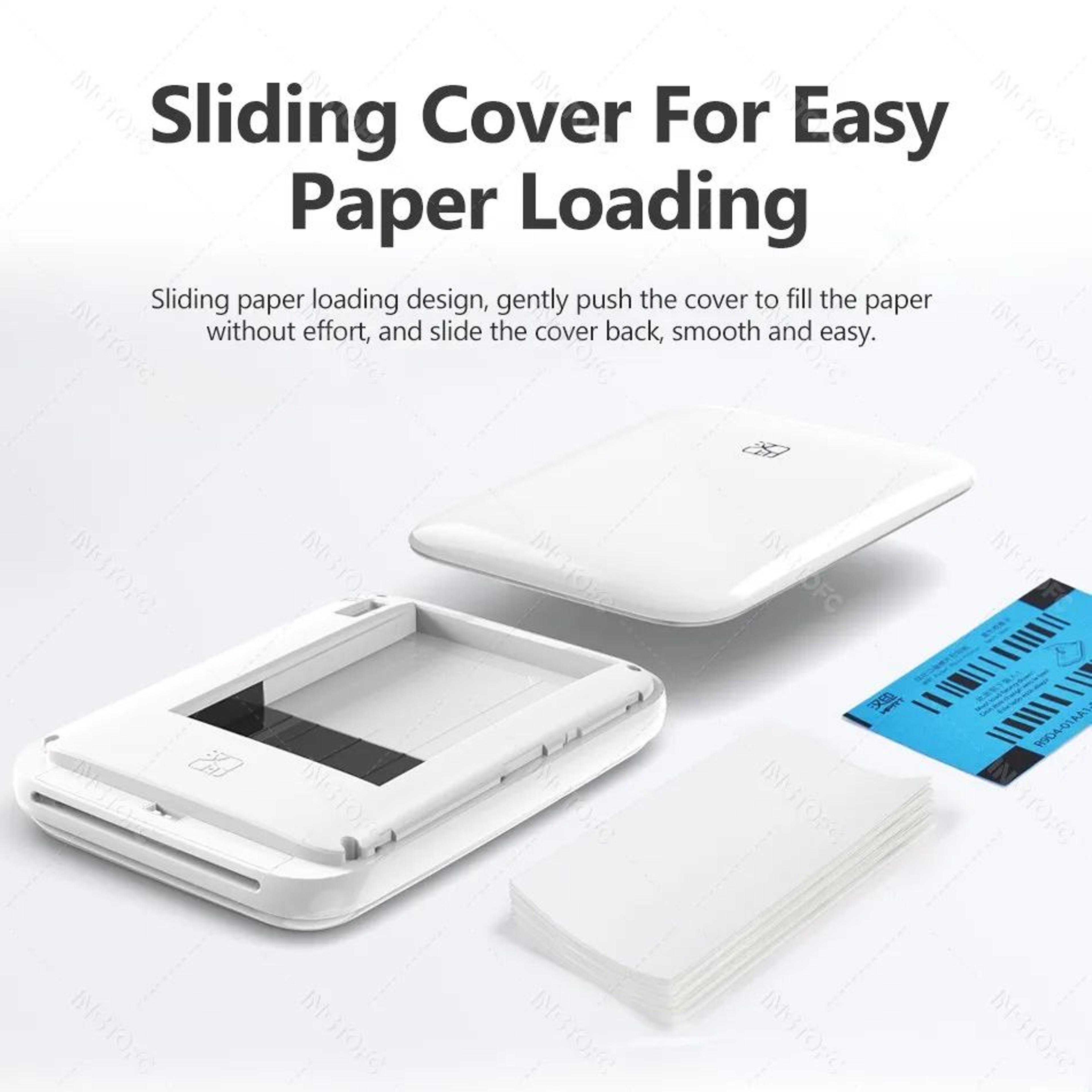 HPRT MT53 Portable Bluetooth Color Photo Printer With Sticky Prints 5