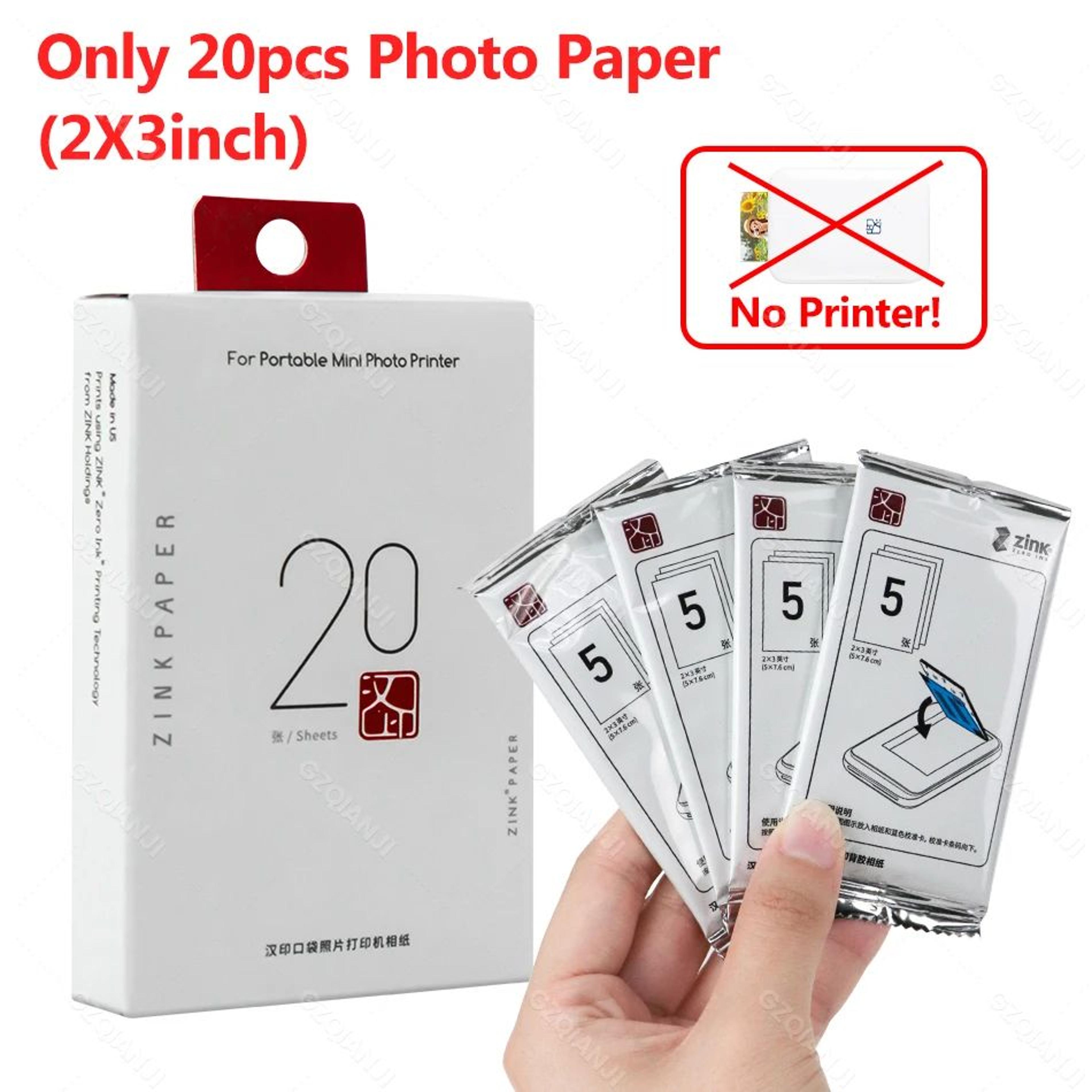 HPRT MT53 Portable Bluetooth Color Photo Printer With Sticky Prints 7