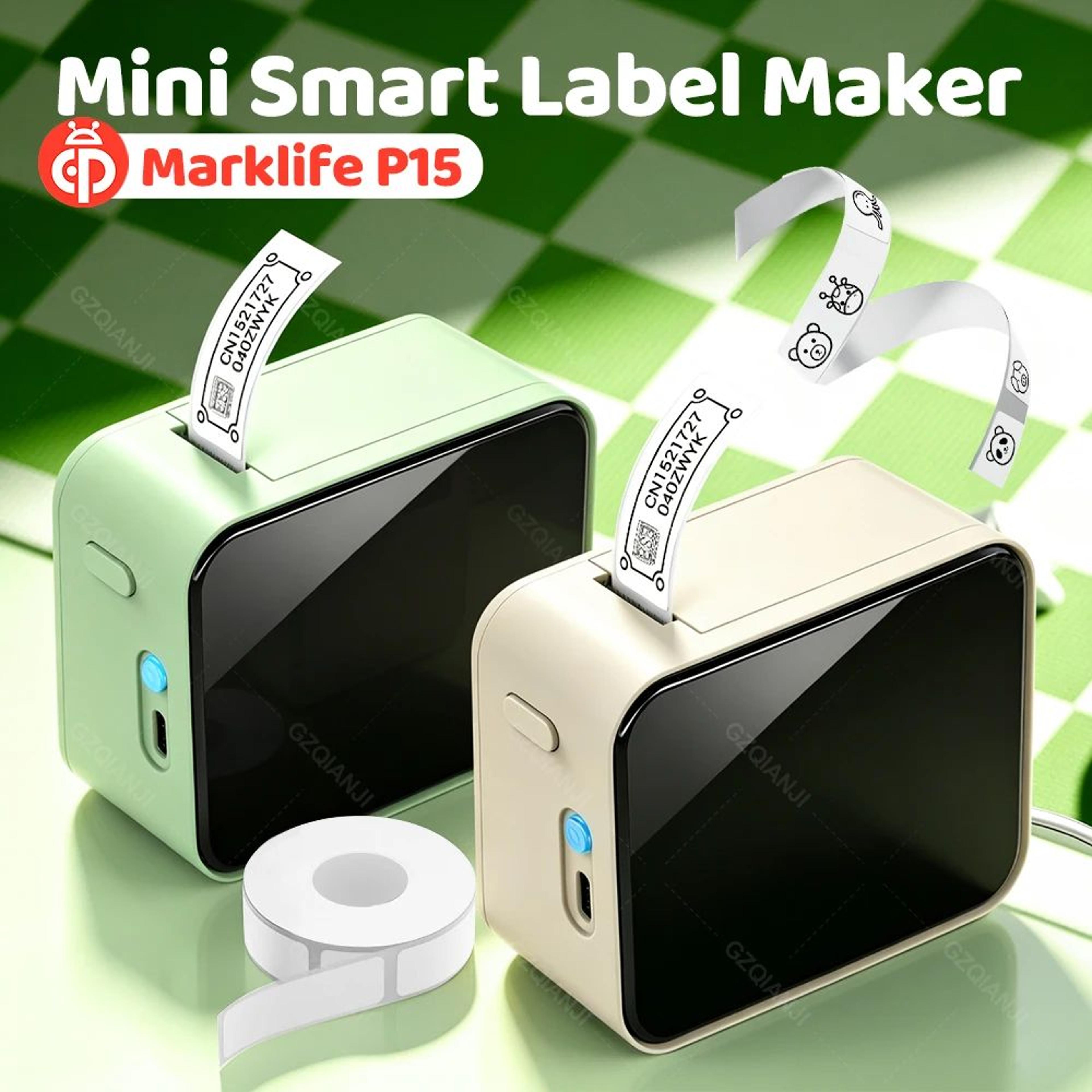 Marklife P15 Mini Bluetooth Thermal Label Printer For Home And Office 0