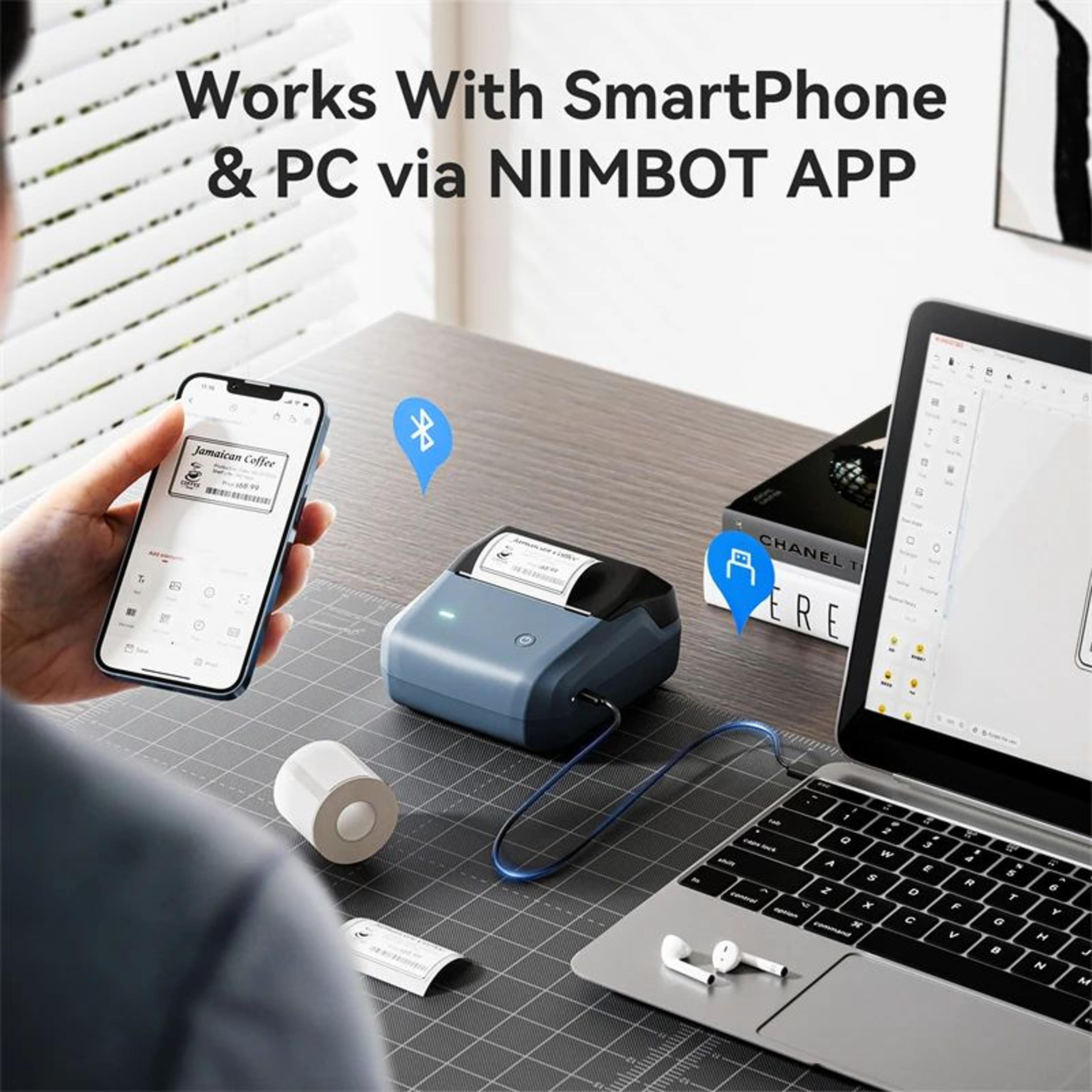 NIIMBOT B31 Wireless Thermal Label Printer For Clothing And Jewelry 3