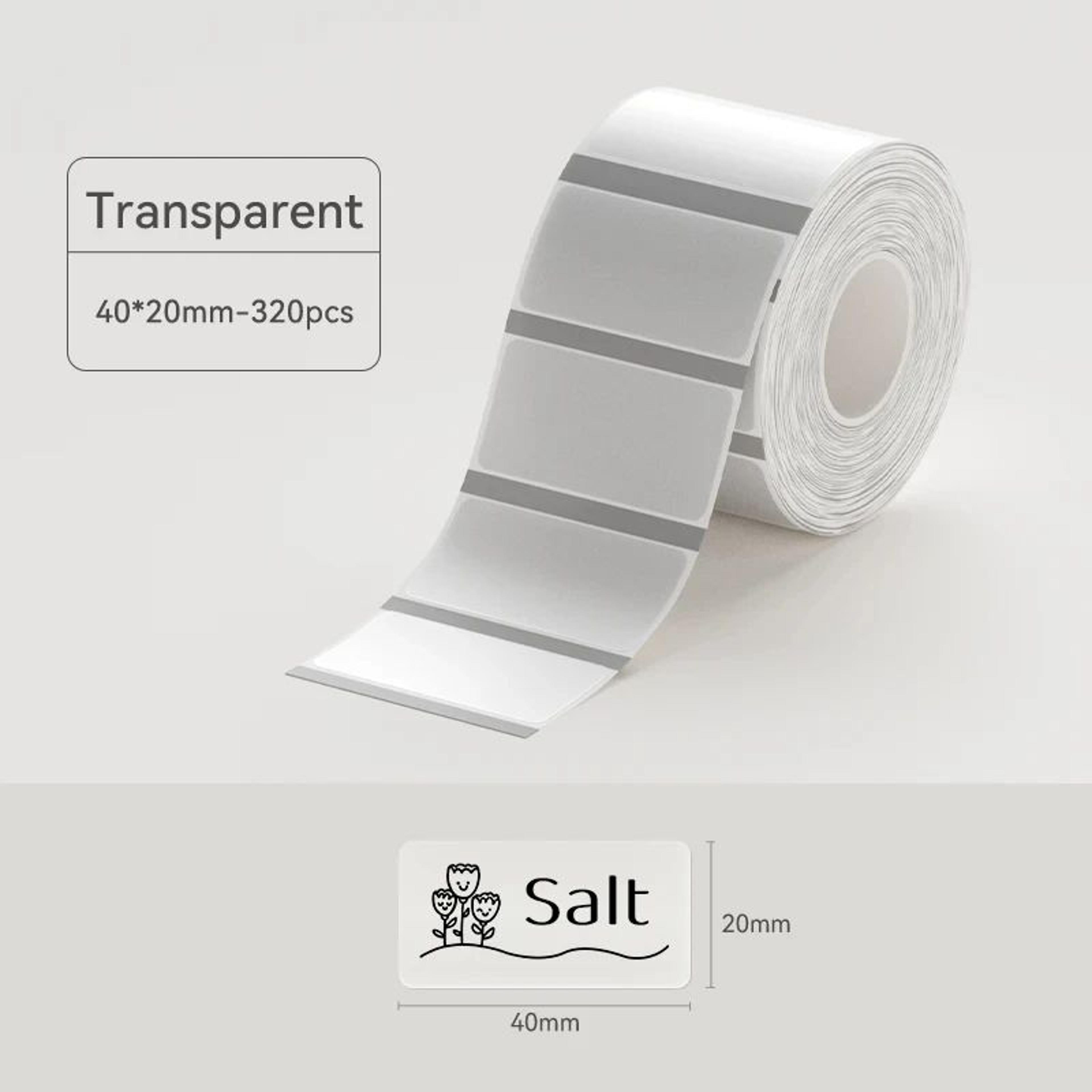 NIIMBOT White Color And Transparent Thermal Label Rolls For B1 B21 13