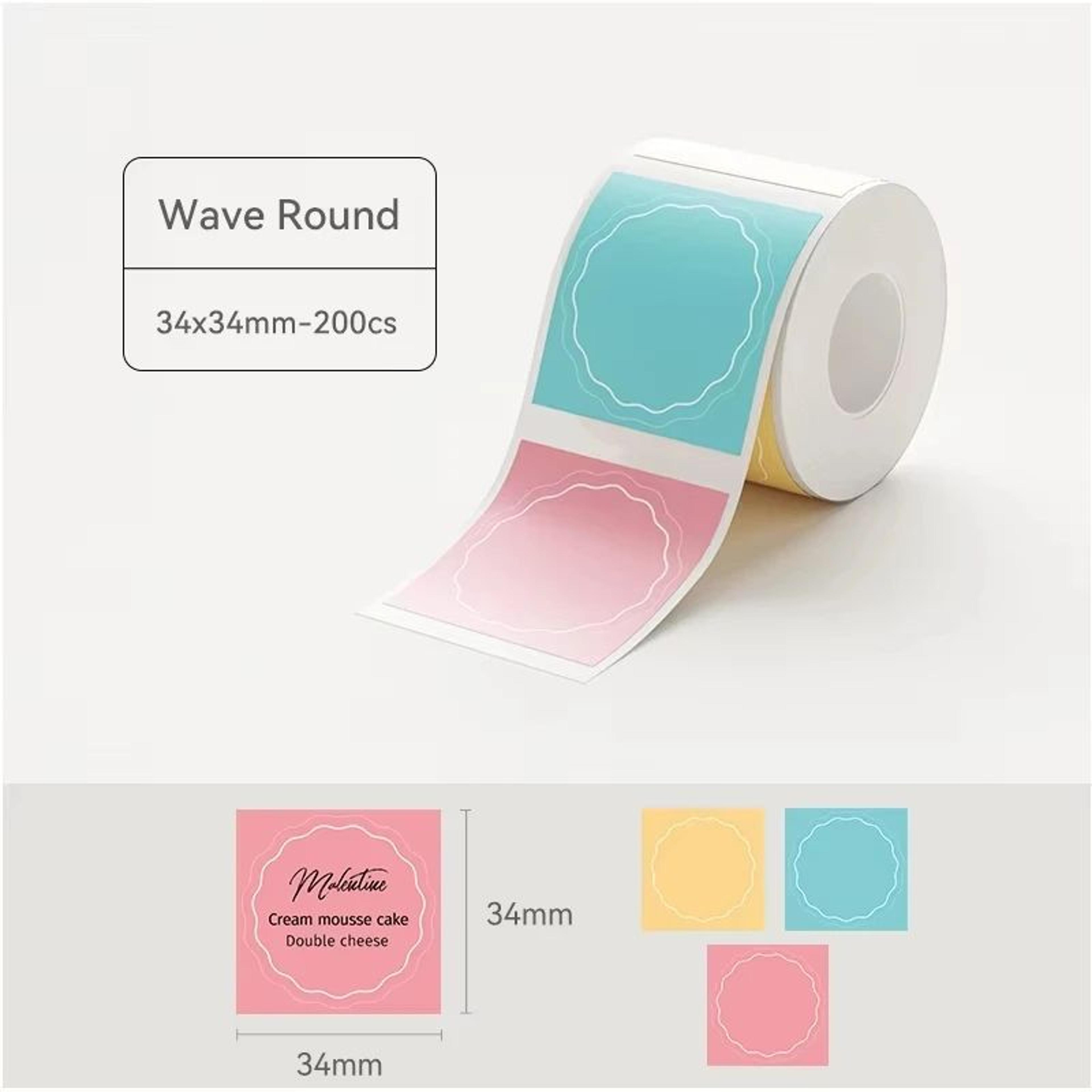 NIIMBOT White Color And Transparent Thermal Label Rolls For B1 B21 6